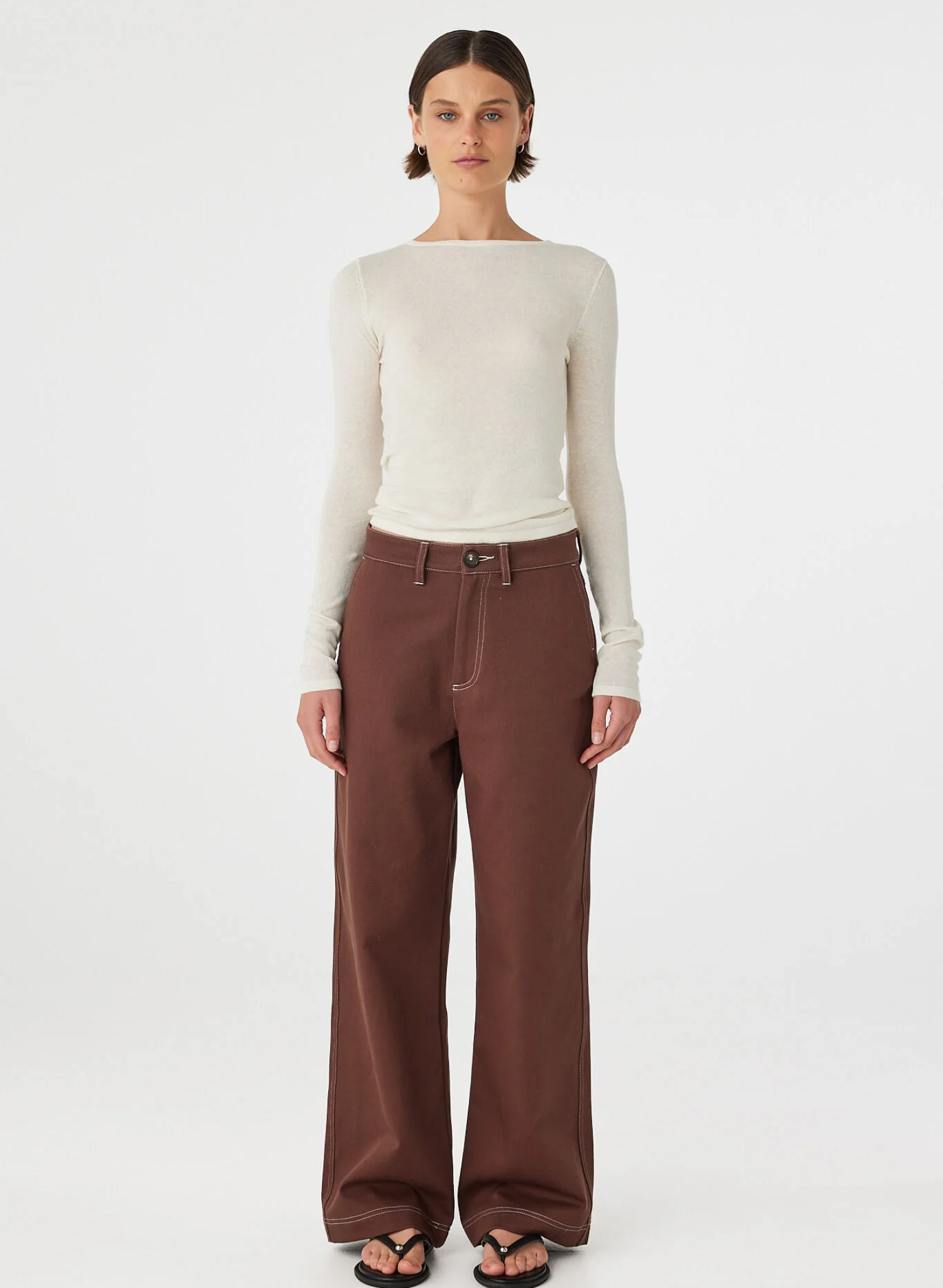 Aston LS Top - Cream