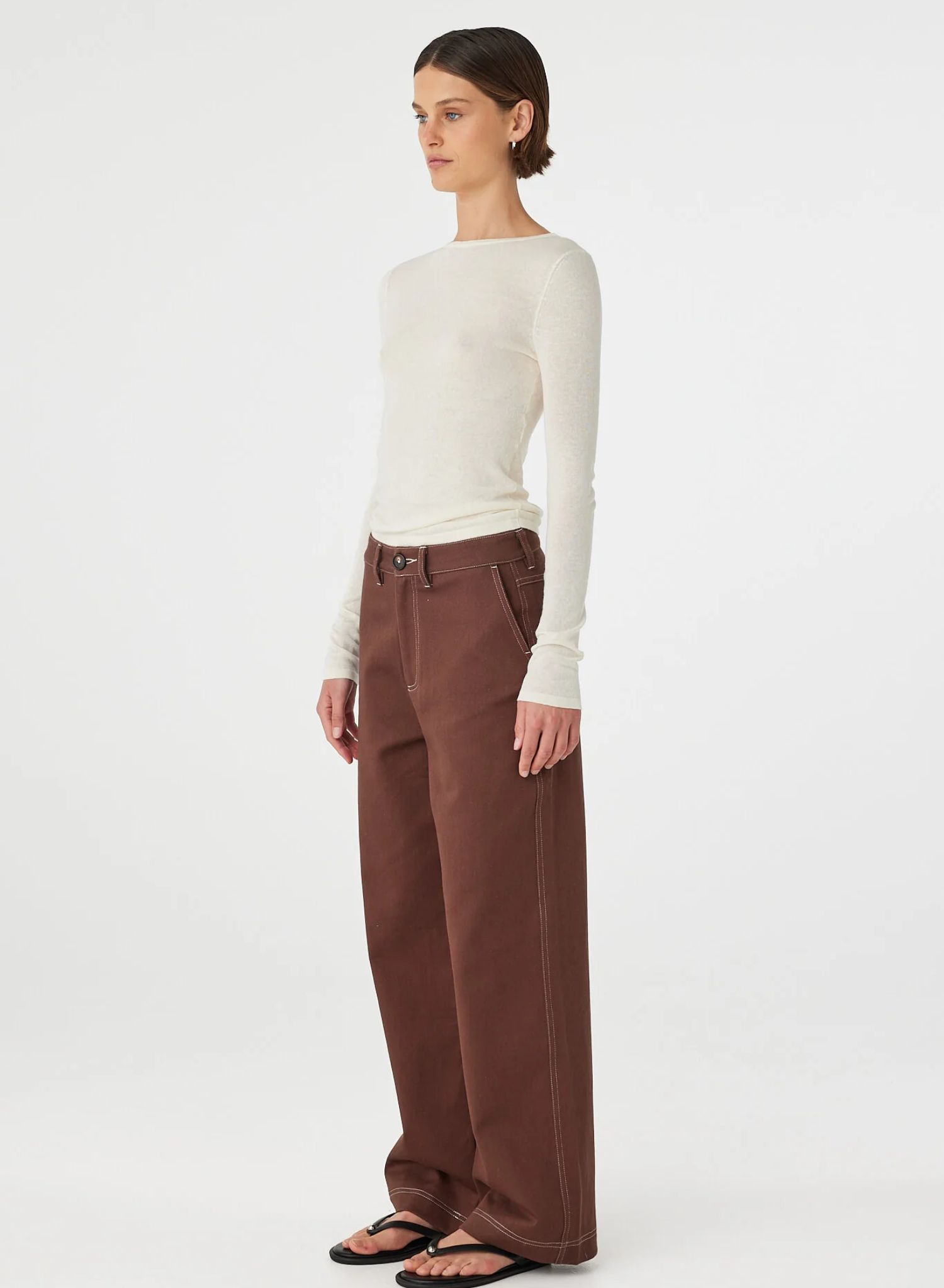 Aston LS Top - Cream