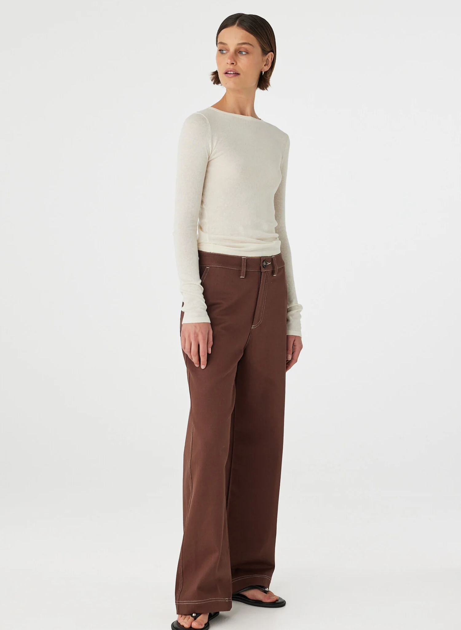 Aston LS Top - Cream