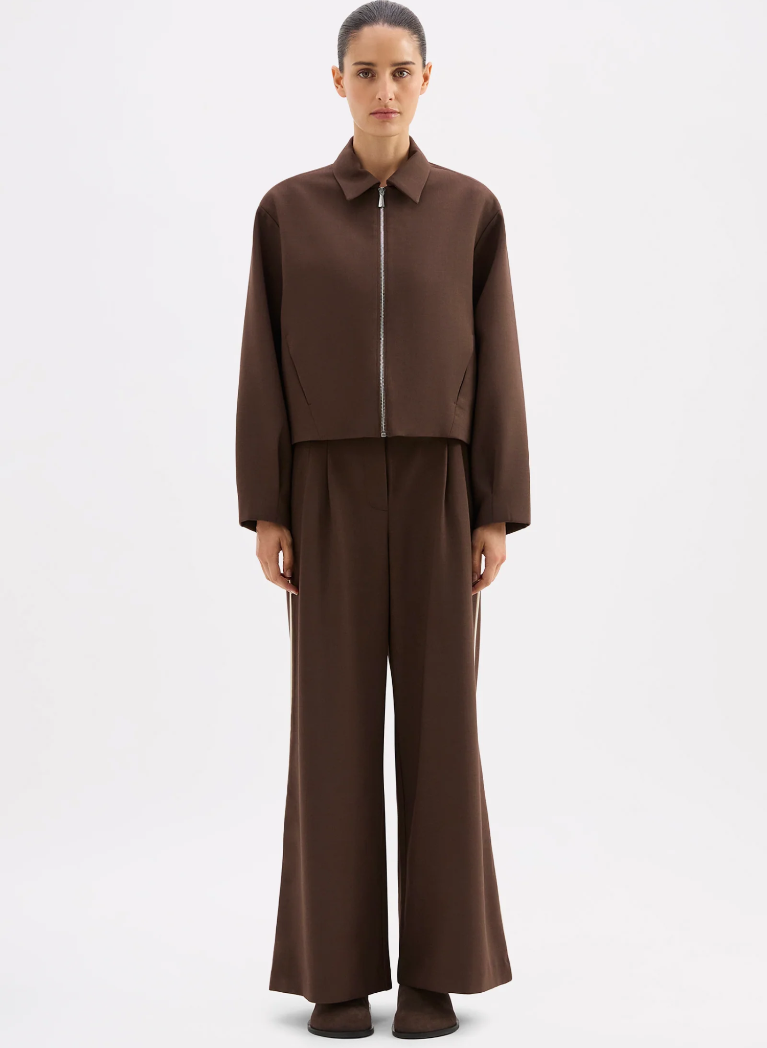 Abigail Bomber - Walnut