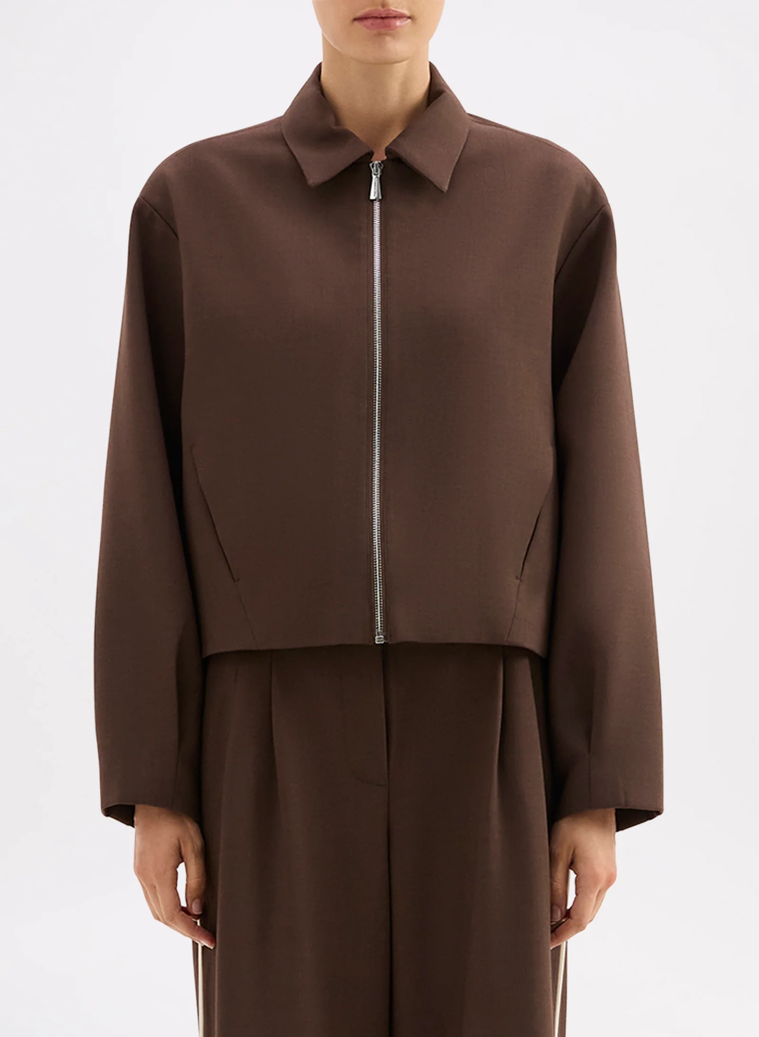 Abigail Bomber - Walnut