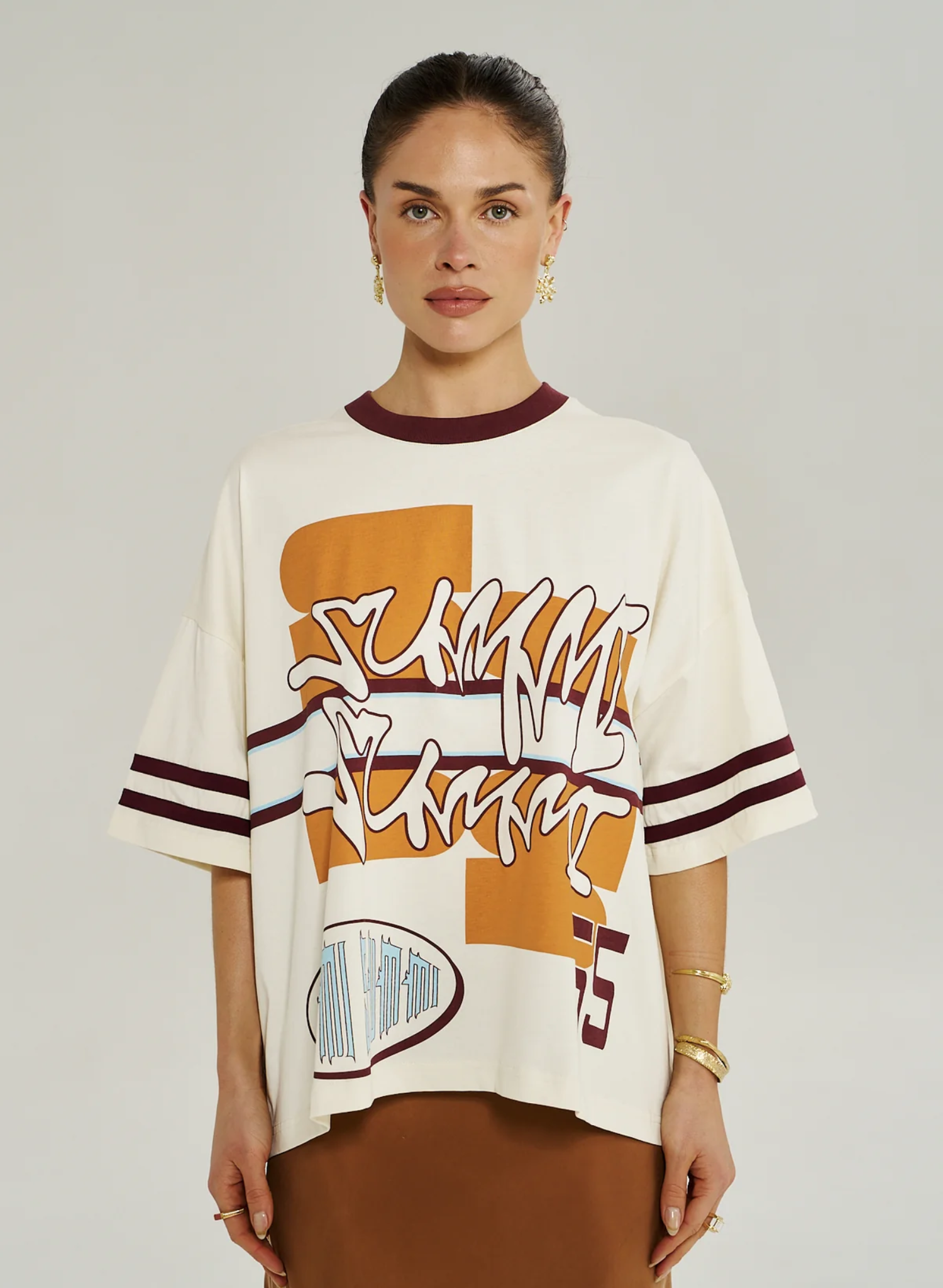 Bordeaux 55 Tee - Vintage White