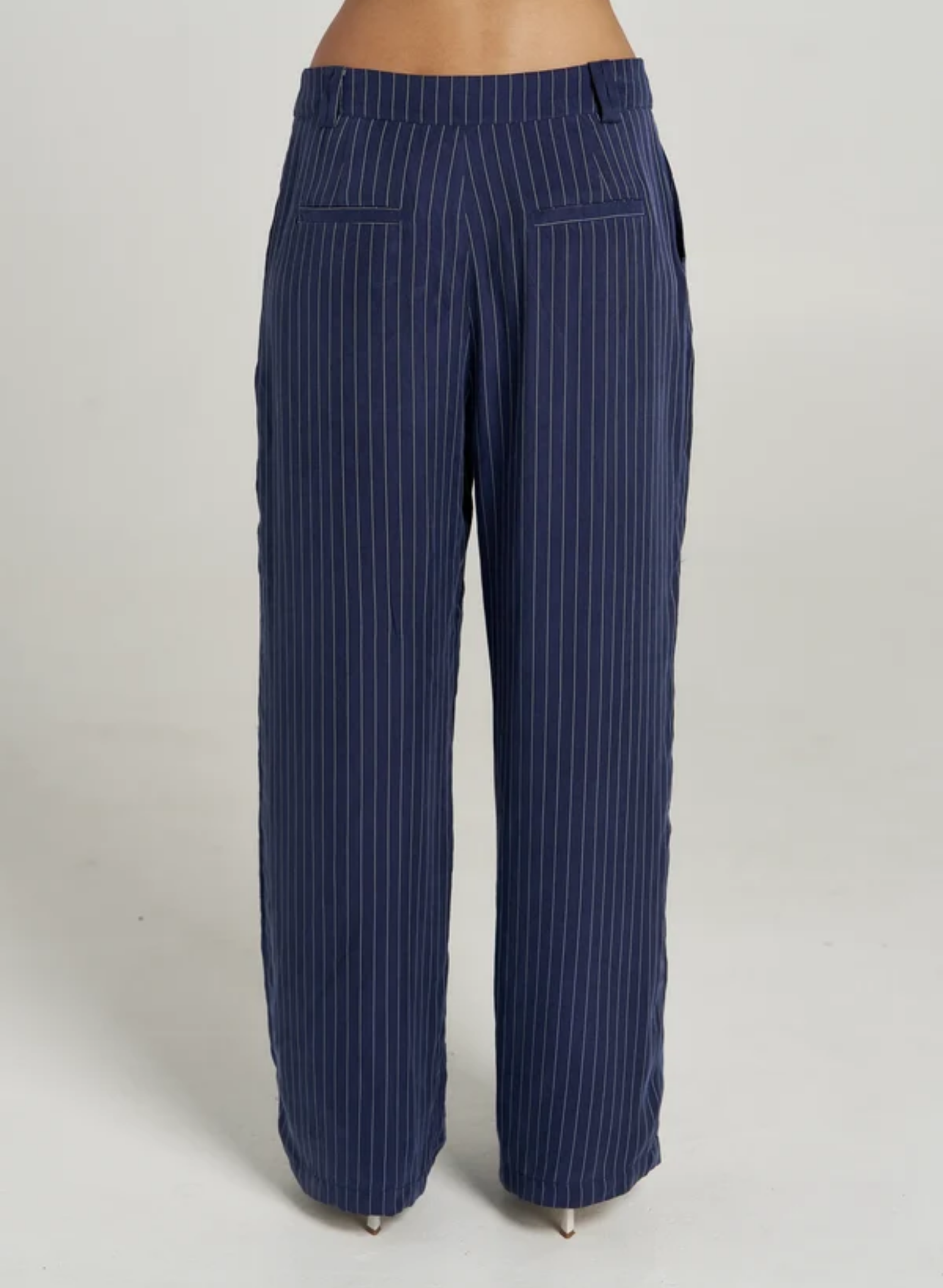 Boss Pant - Navy Pinstripe