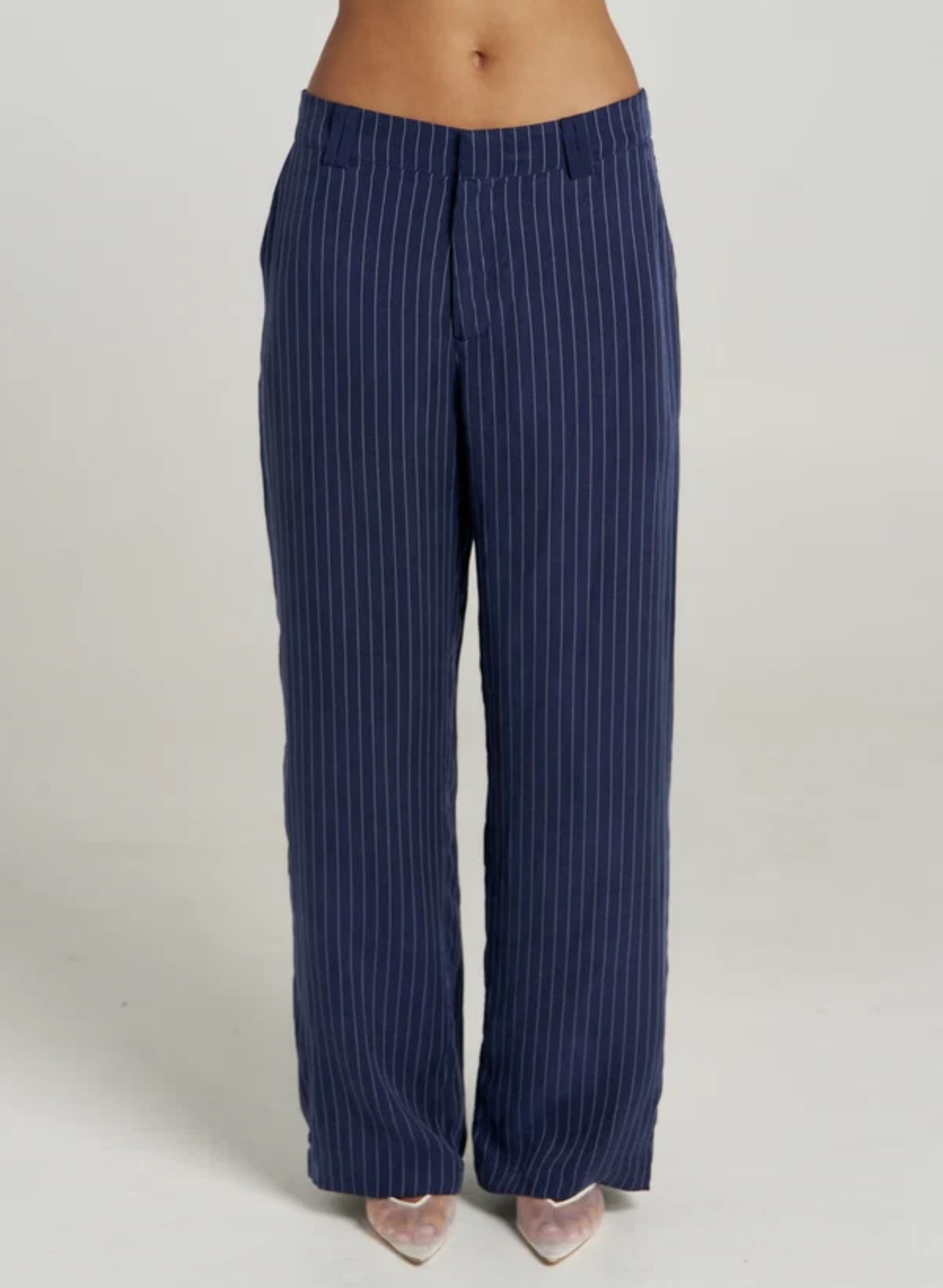 Boss Pant - Navy Pinstripe