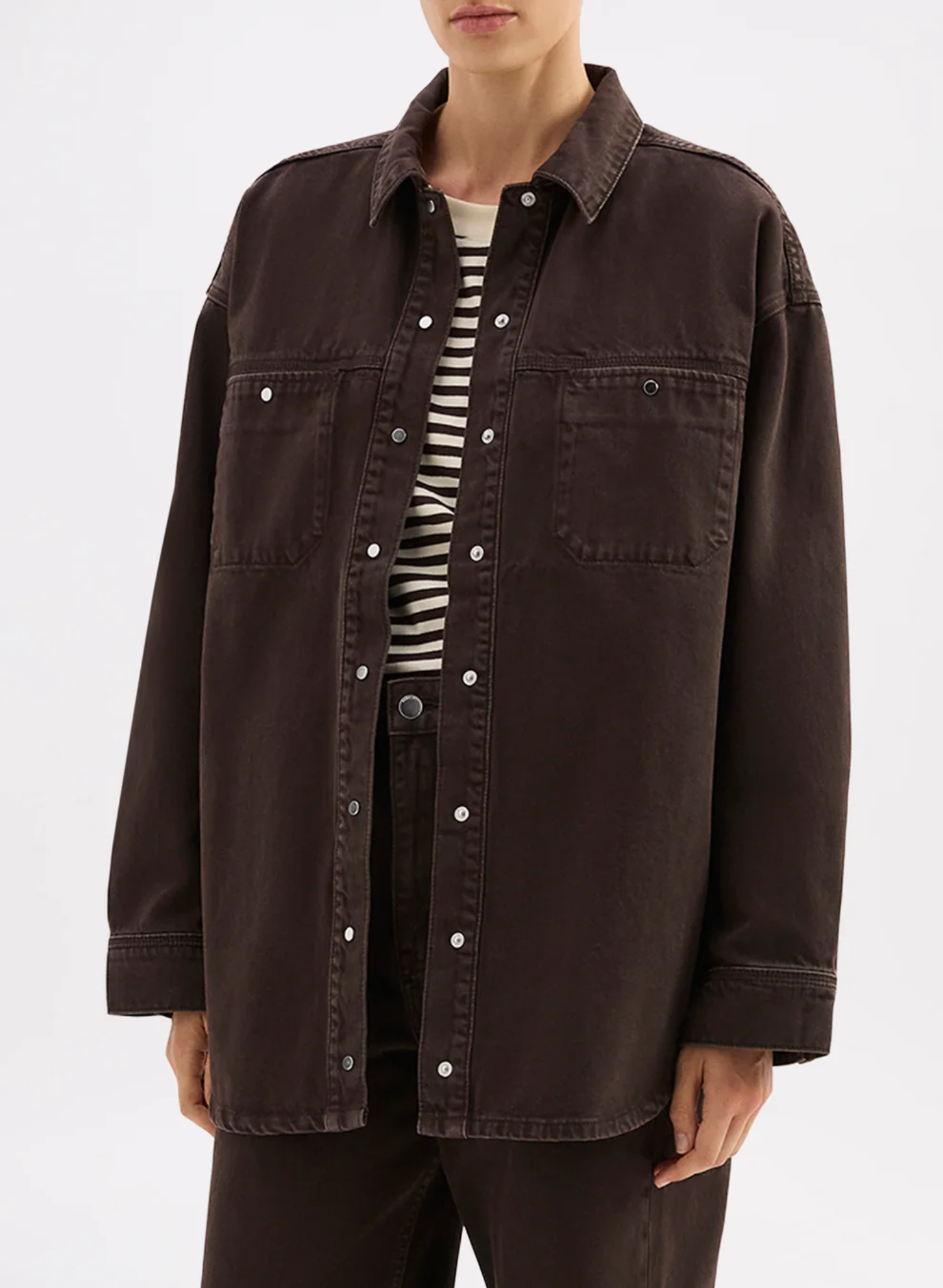 Brax Denim Jacket - Espresso