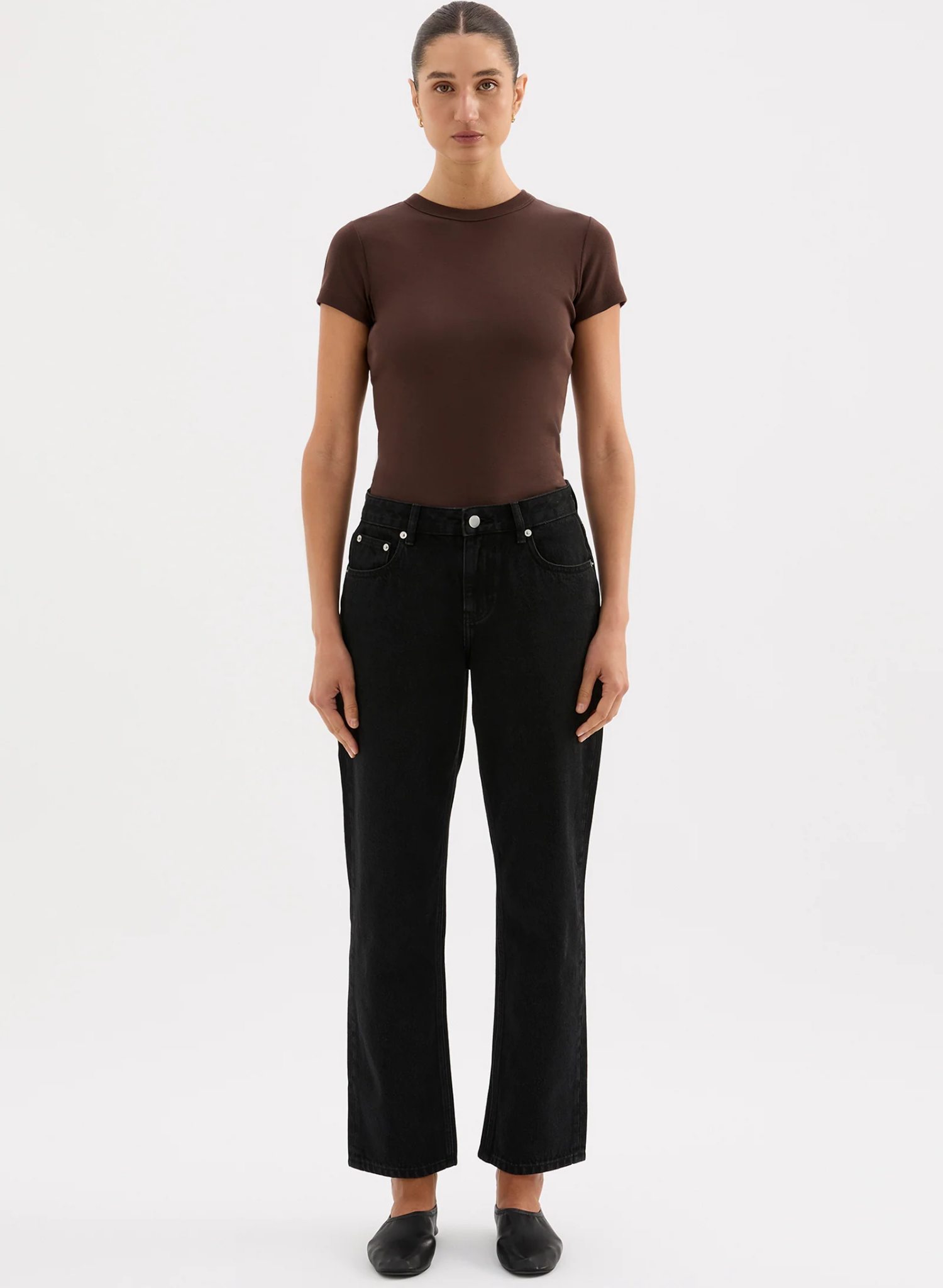 Organic Baby Tee - Chocolate