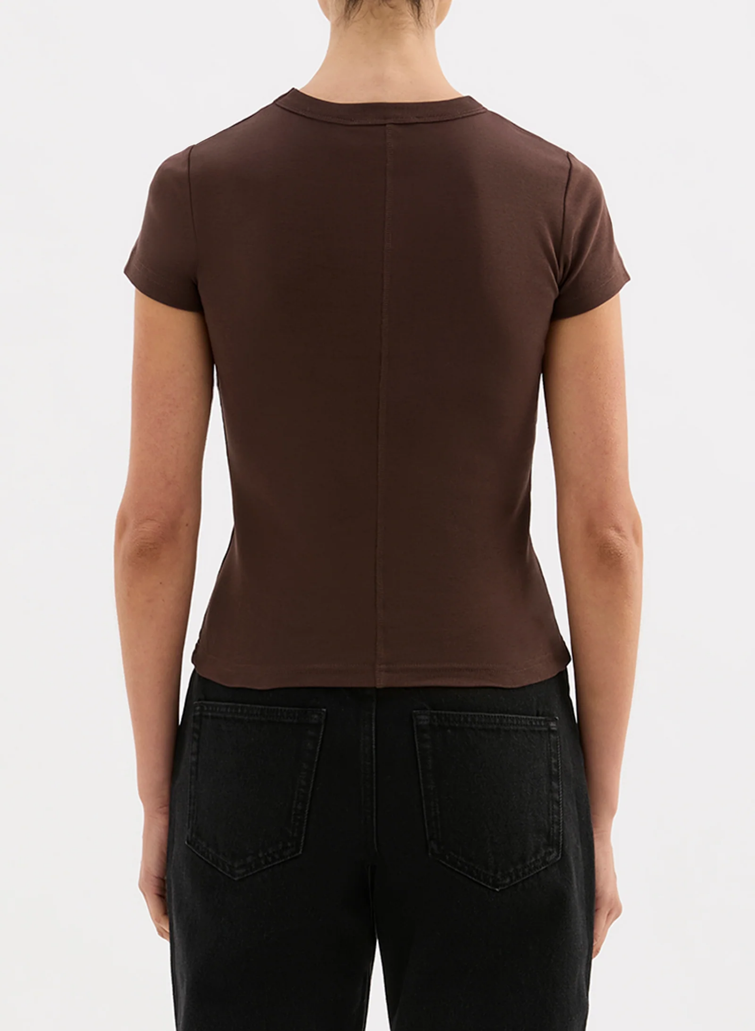 Organic Baby Tee - Chocolate