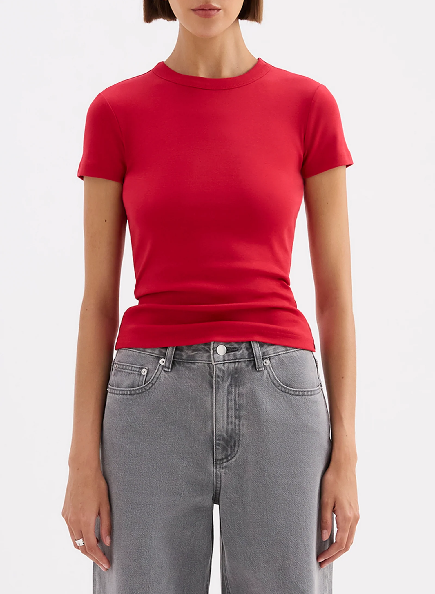 Organic Baby Tee - Cherry