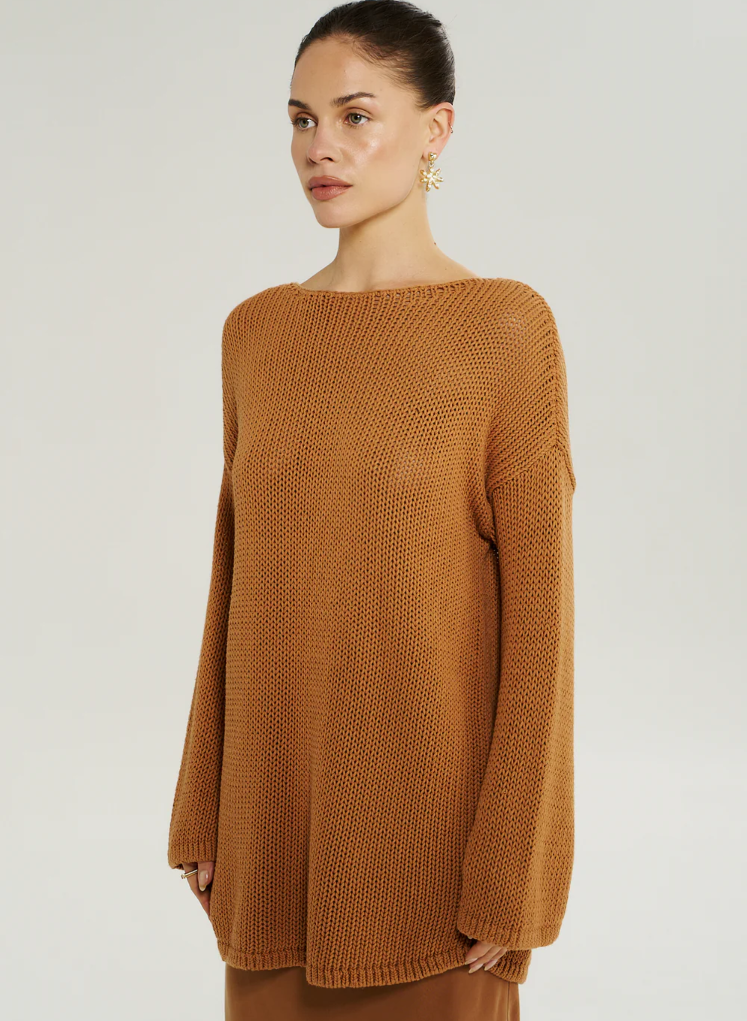 Bell LS Knit - Toffee