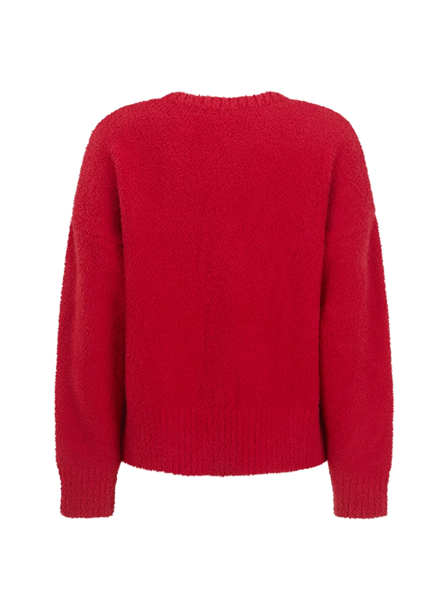 Aimes Shell Cardigan Deep Coral