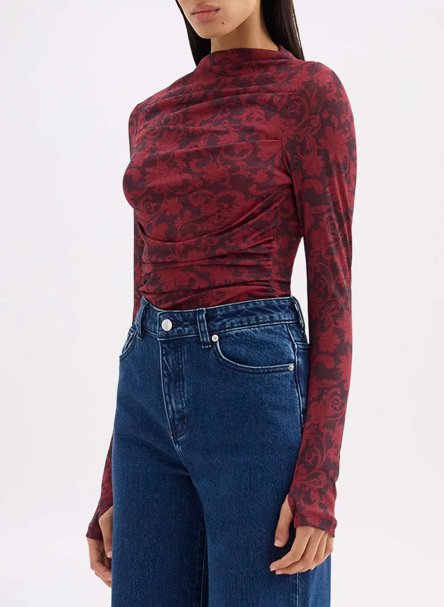 Clementine Mesh Top