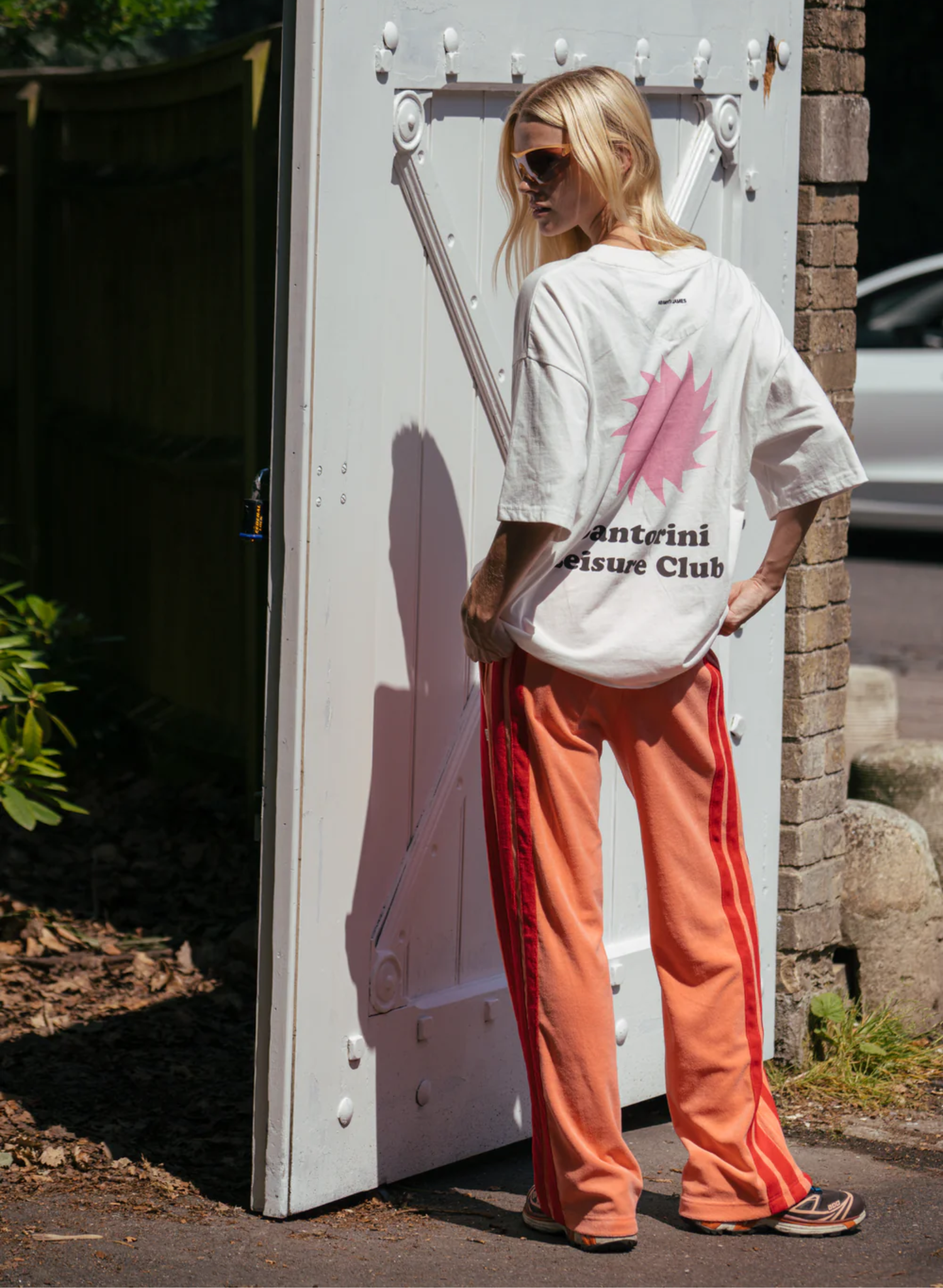 Corfu Terry Pant Bougainvillea Pink
