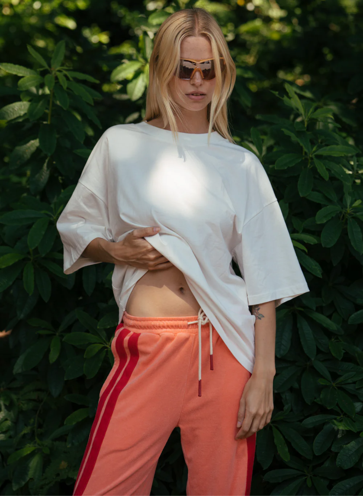 Corfu Terry Pant Bougainvillea Pink