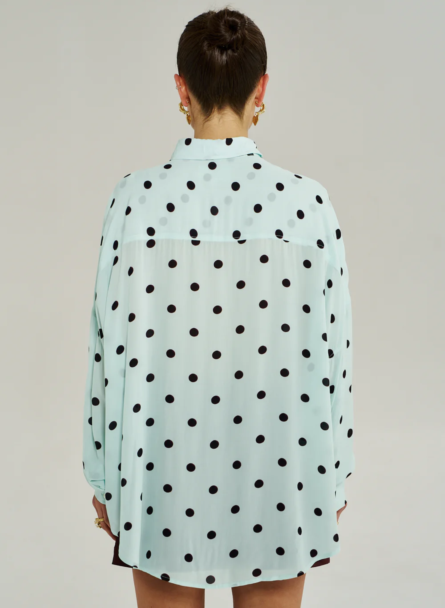 Dotty LS Shirt - Pinot Drops