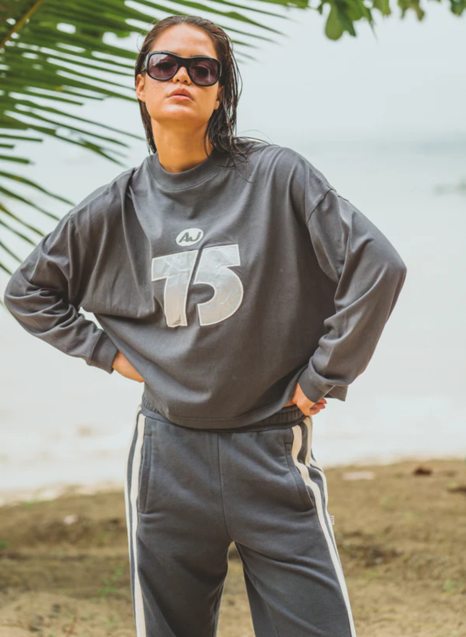 Daytona LS Top - Washed Black