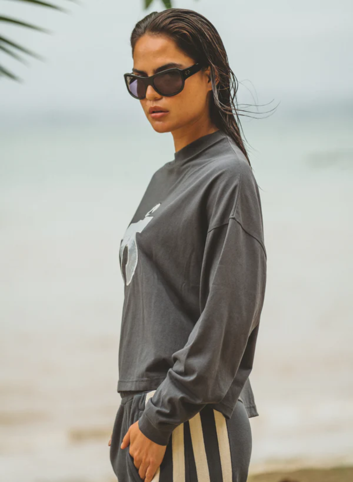 Daytona LS Top - Washed Black