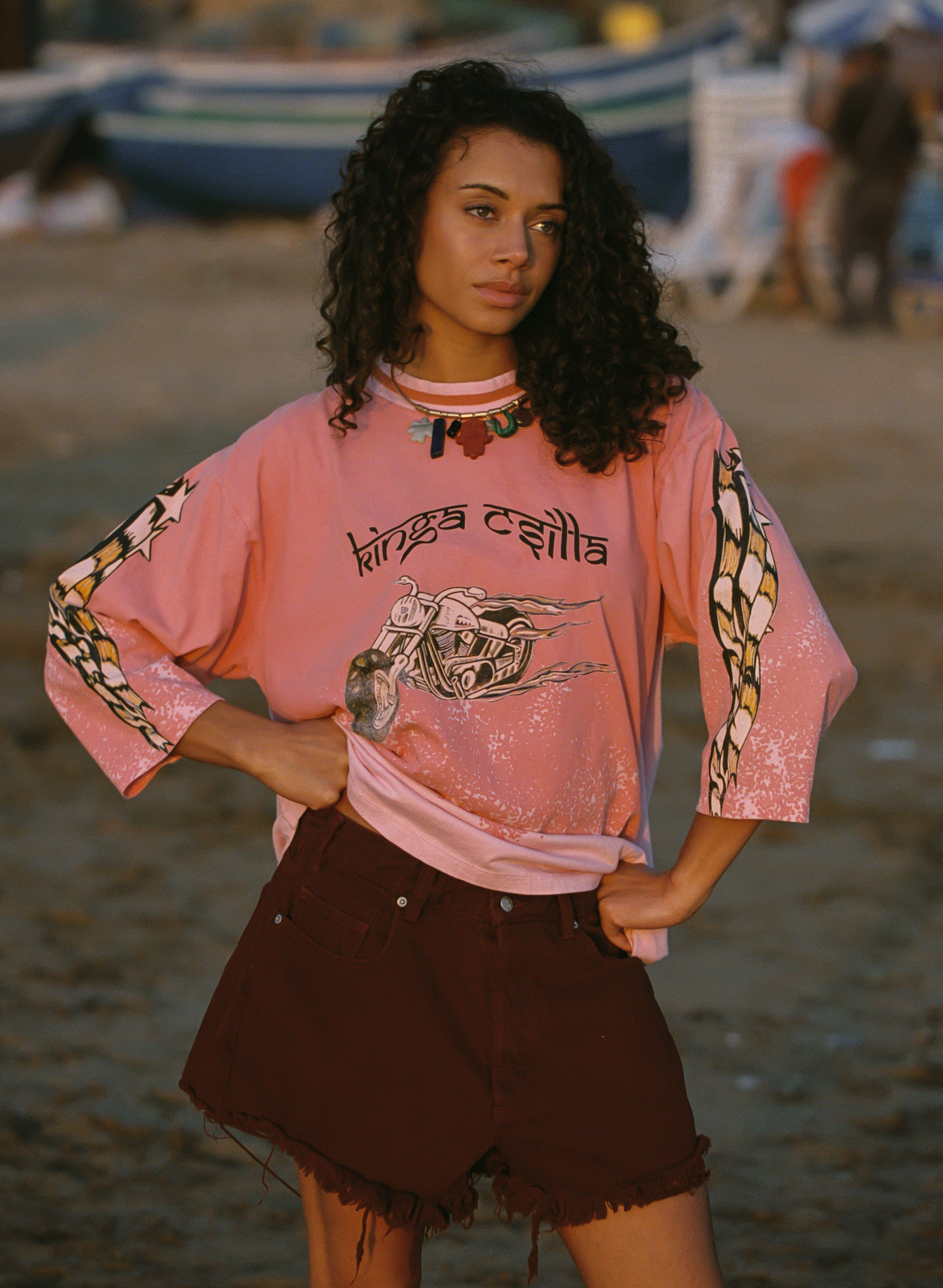 Faded Coral Desert Racer Tee