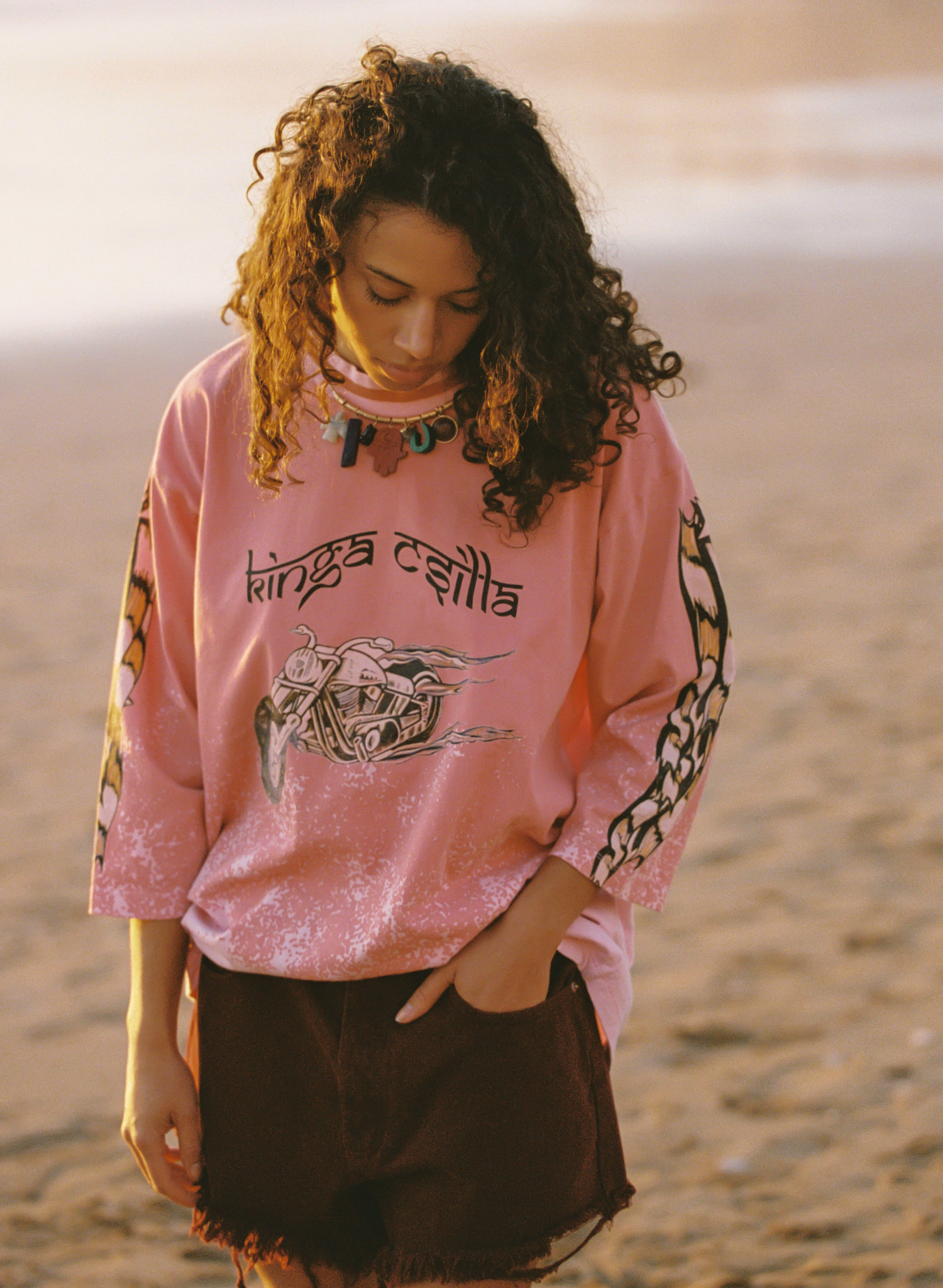 Faded Coral Desert Racer Tee