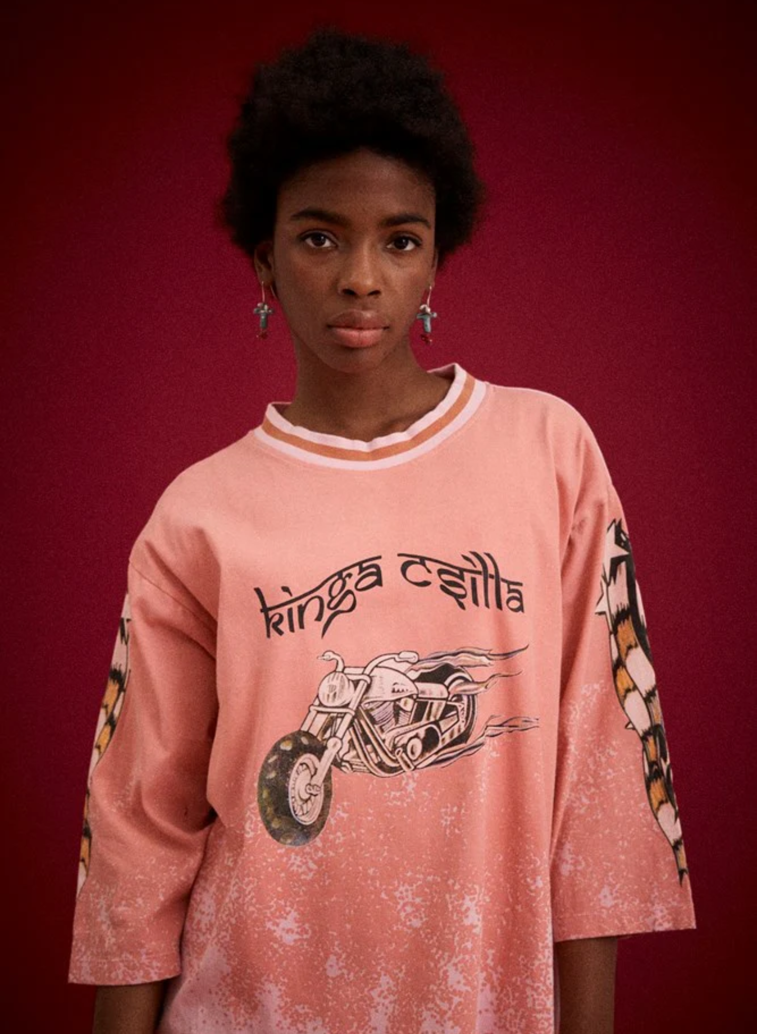 Faded Coral Desert Racer Tee