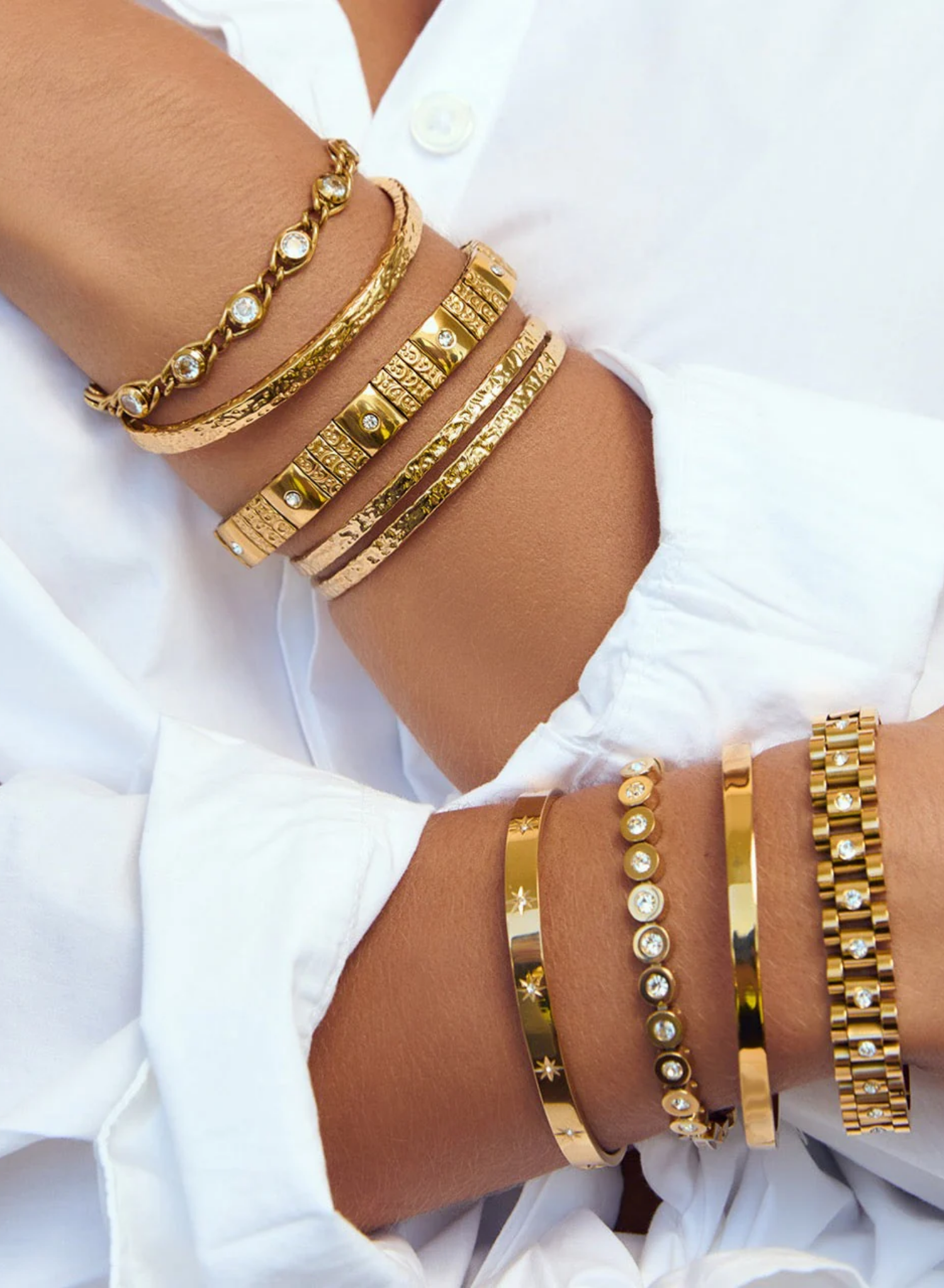 Elodi Gold Cuff Bracelet