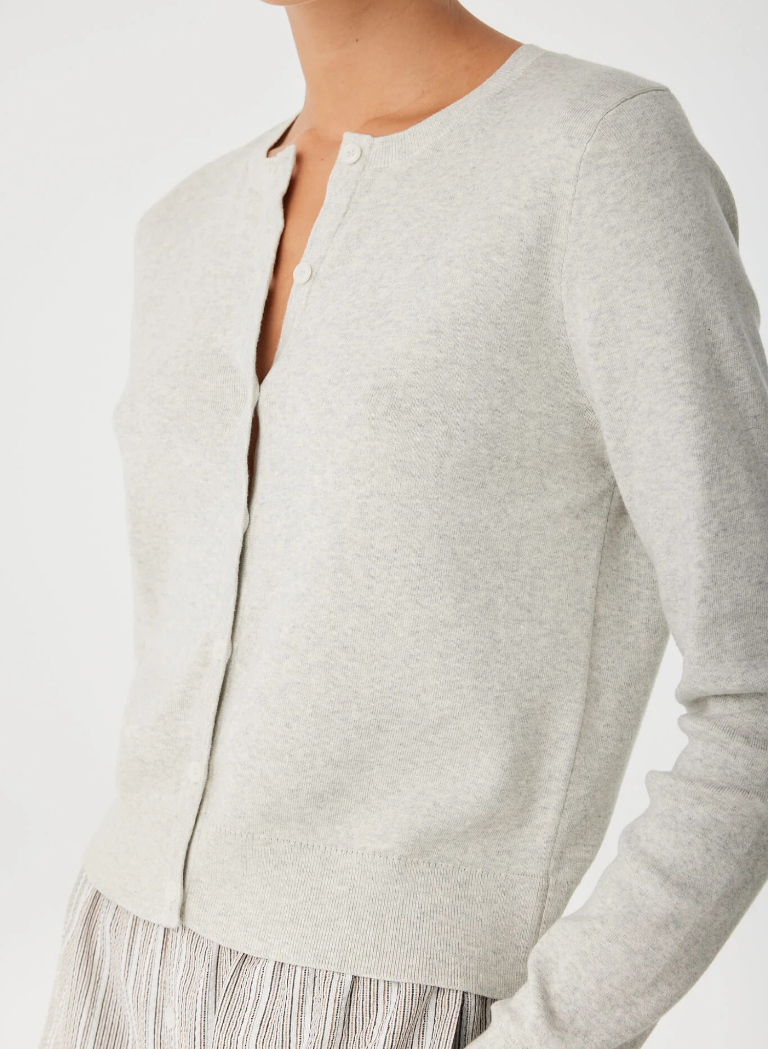 Flynn Cardigan - Grey Marle