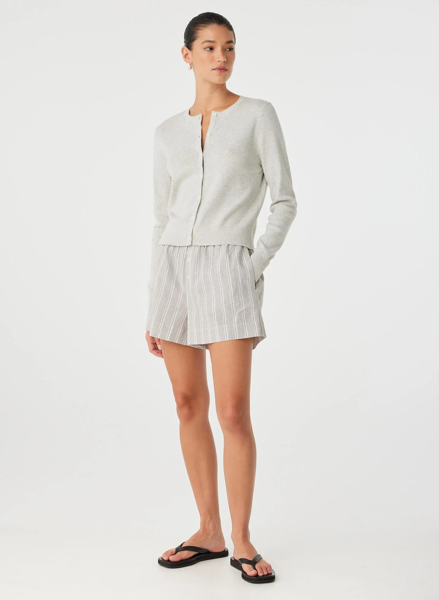 Ines Short - Clay Stripe