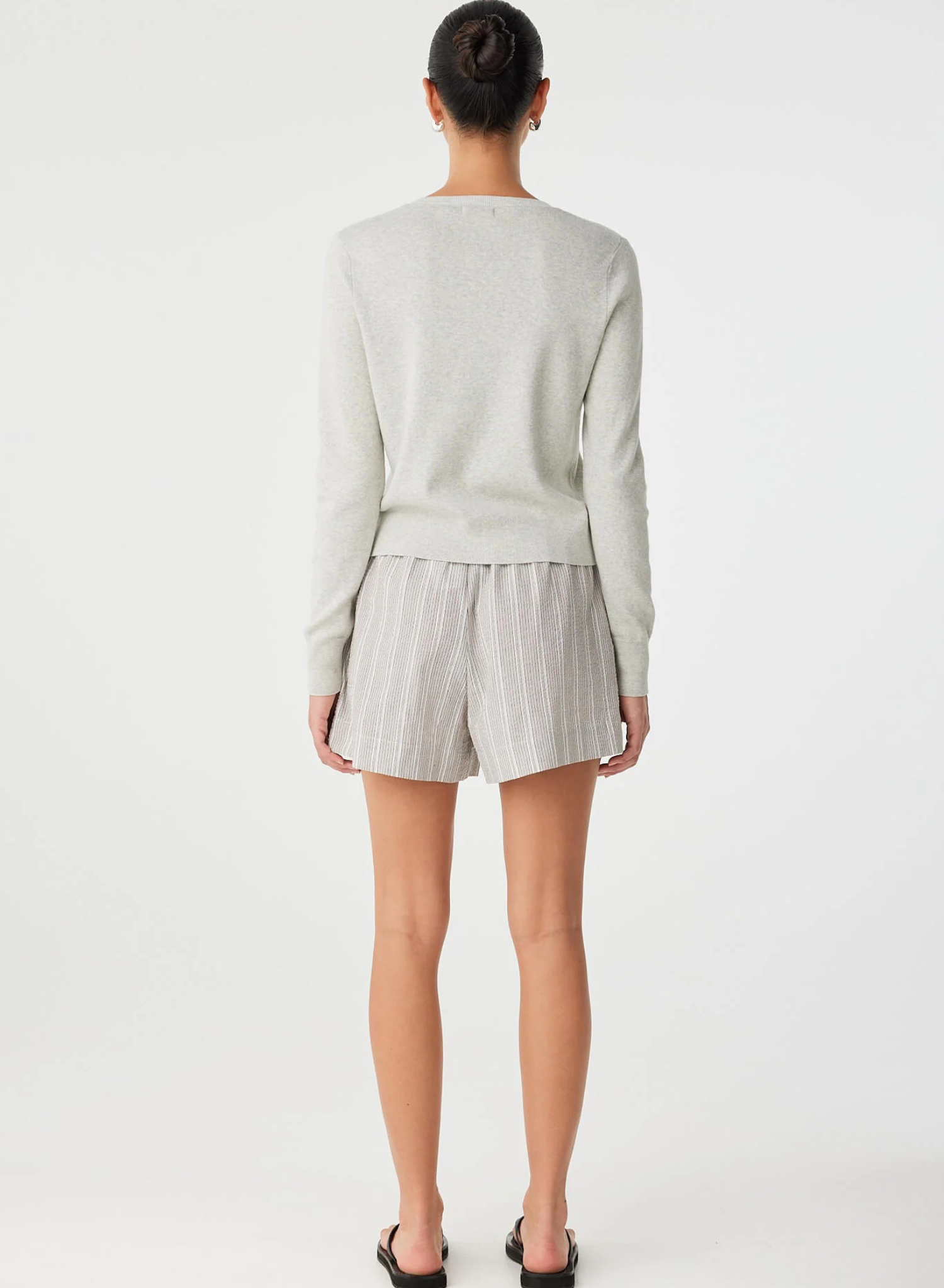 Ines Short - Clay Stripe