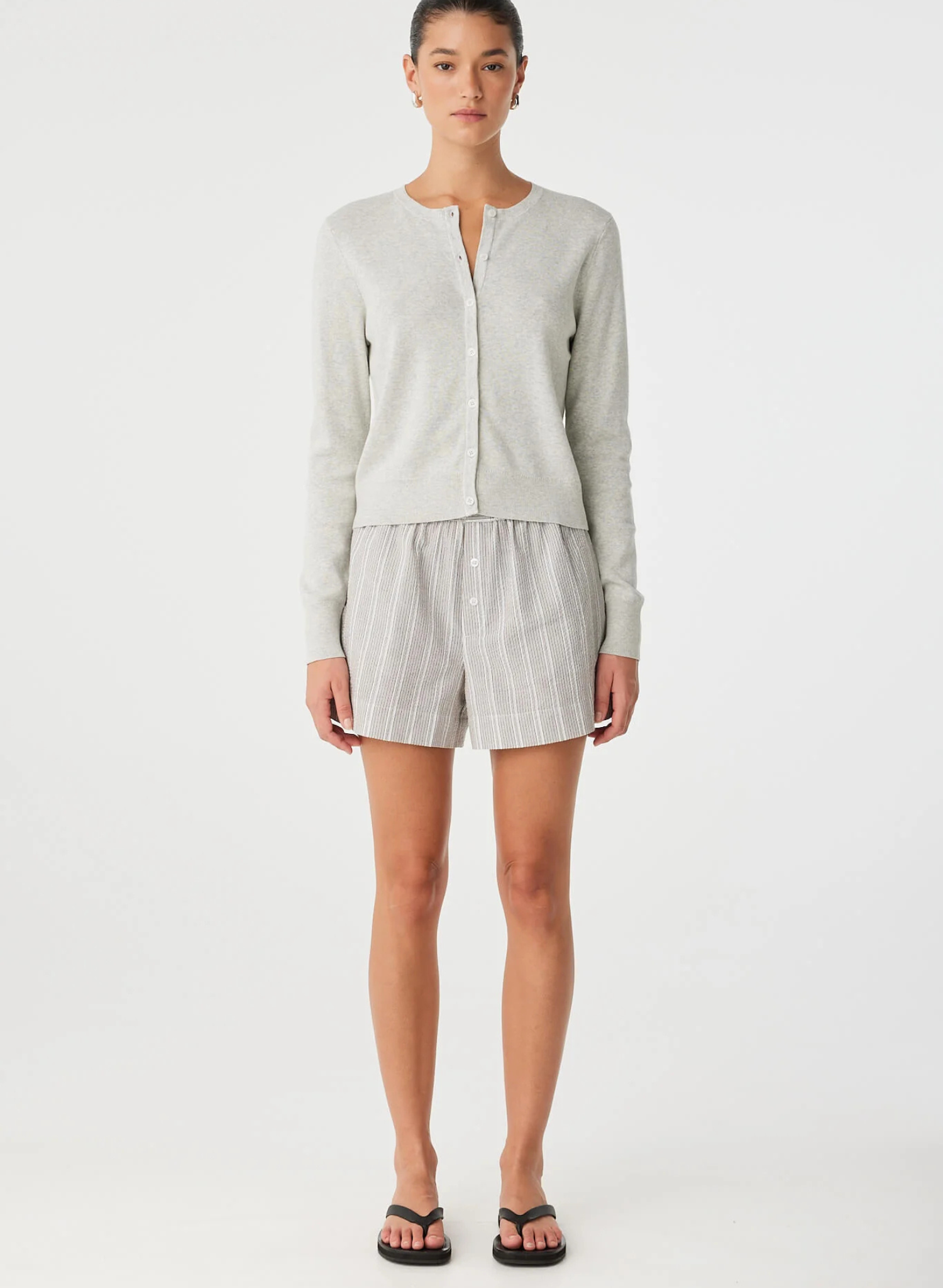 Ines Short - Clay Stripe