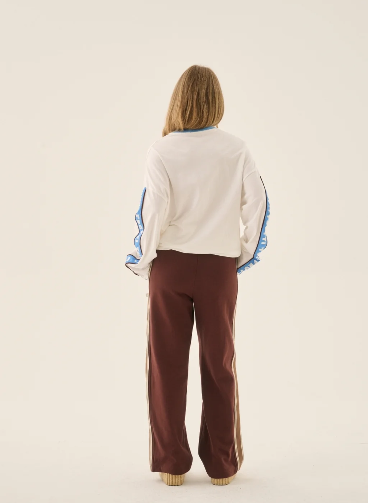 Frutti Oversized Long Sleeve Tee Snow