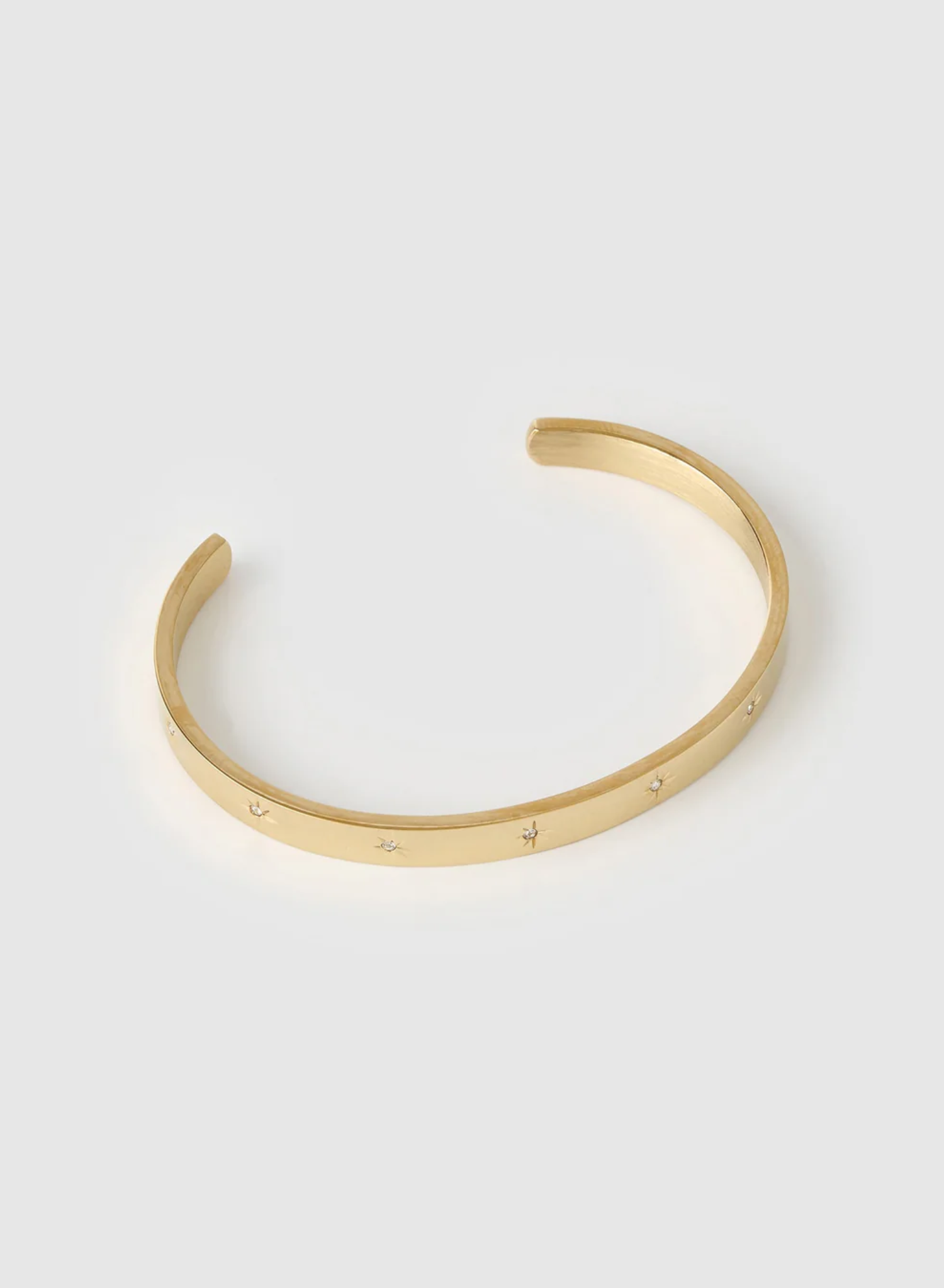 Gemma Gold Cuff Bracelet