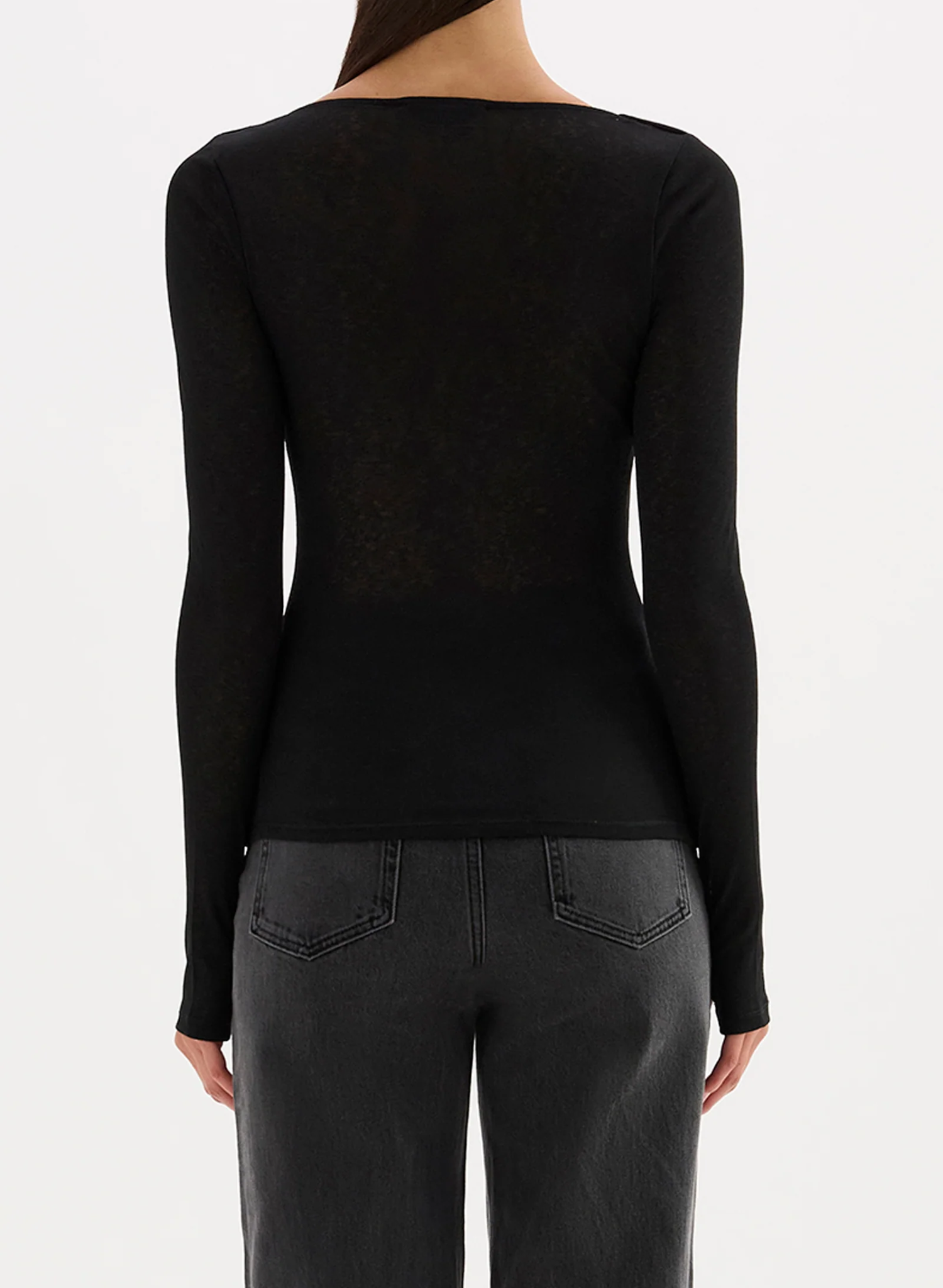 Gigi Mesh Top - Black