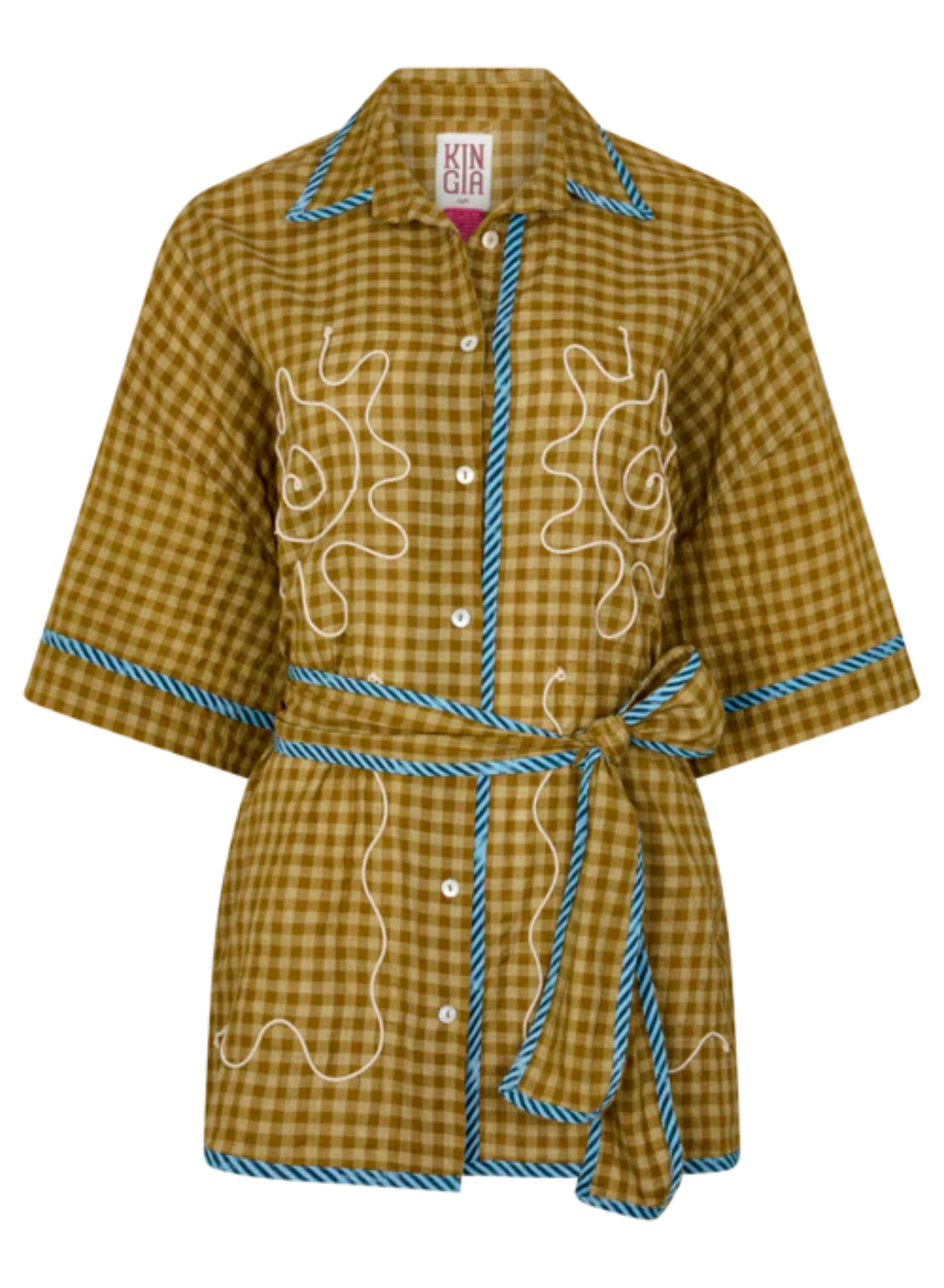 Hulia Check Token Shirt