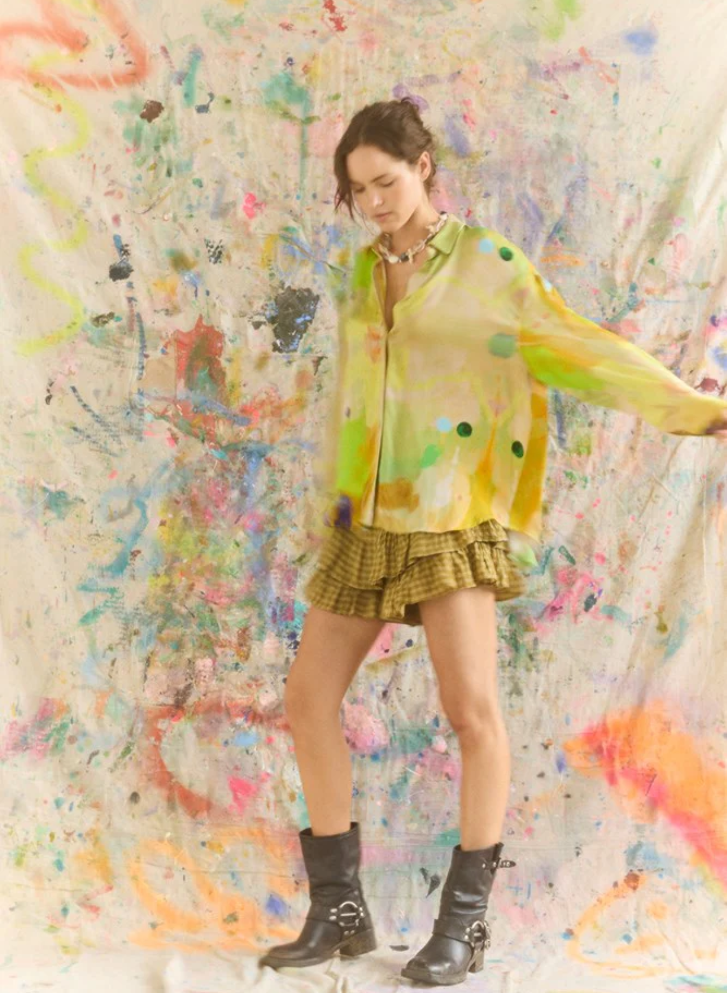 KATE ELIZA Echo Dorato Shirt