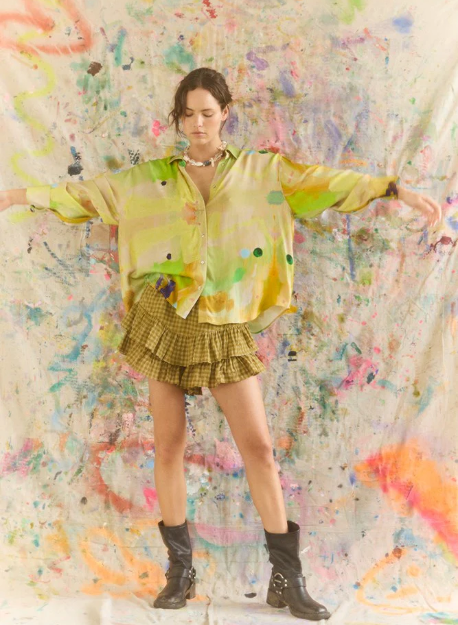 KATE ELIZA Echo Dorato Shirt