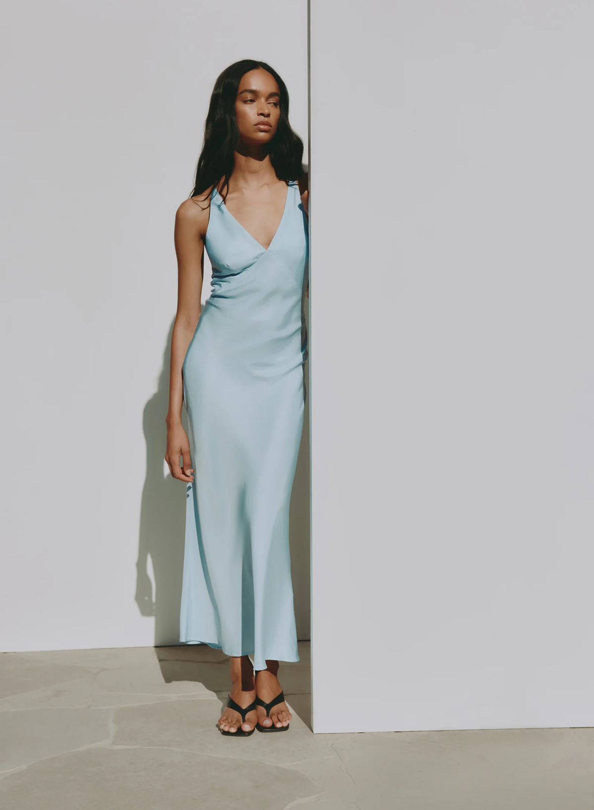 Kira Tencel Dress - Bermuda