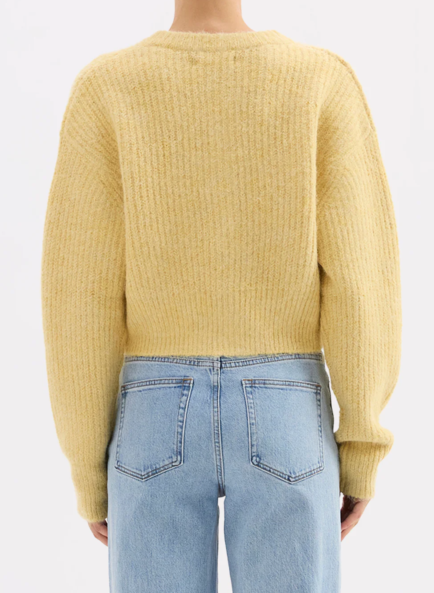 Nixon Cropped Cardigan - Butter