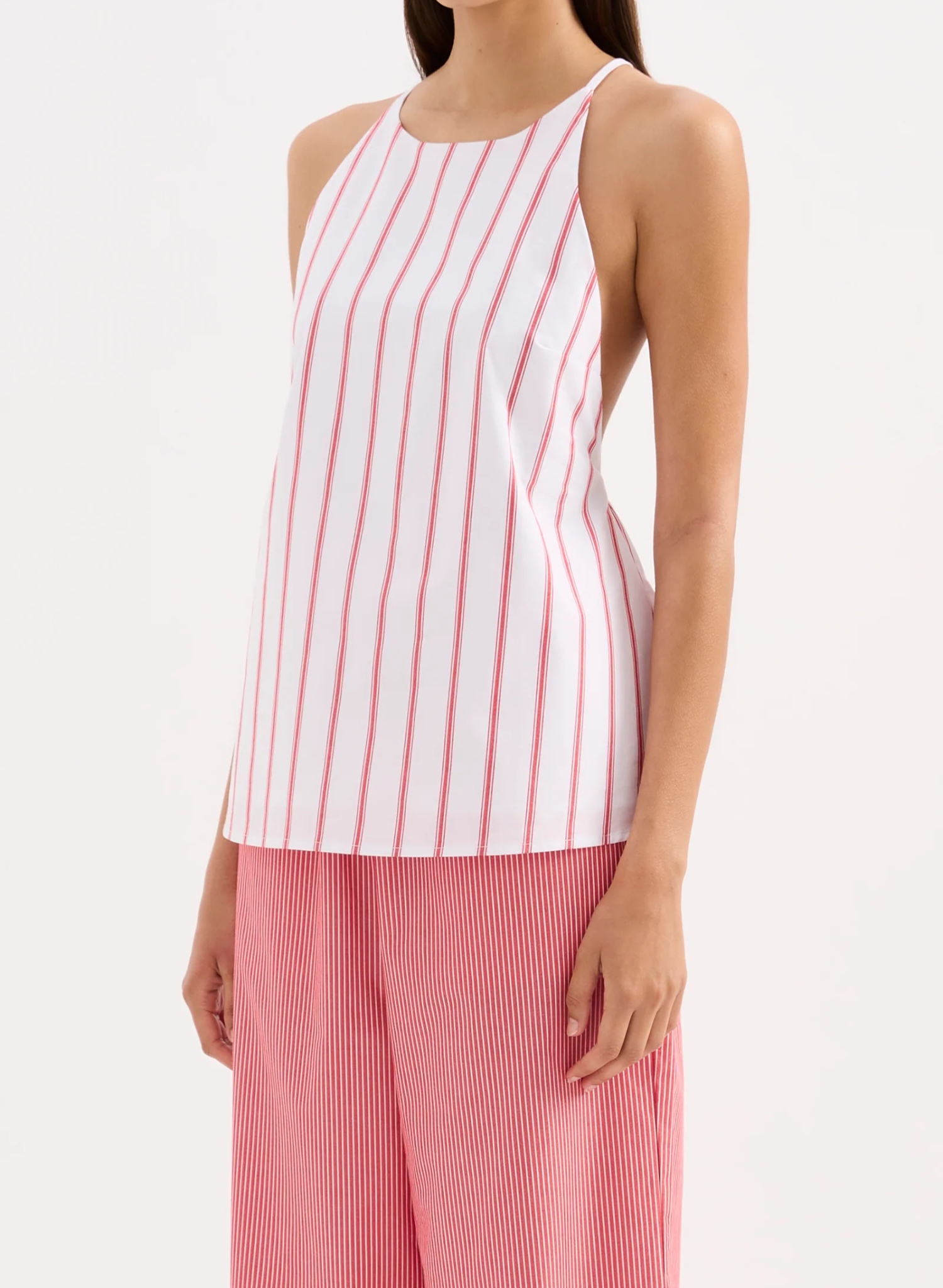 Anouk Stripe Shirt - White Stripe