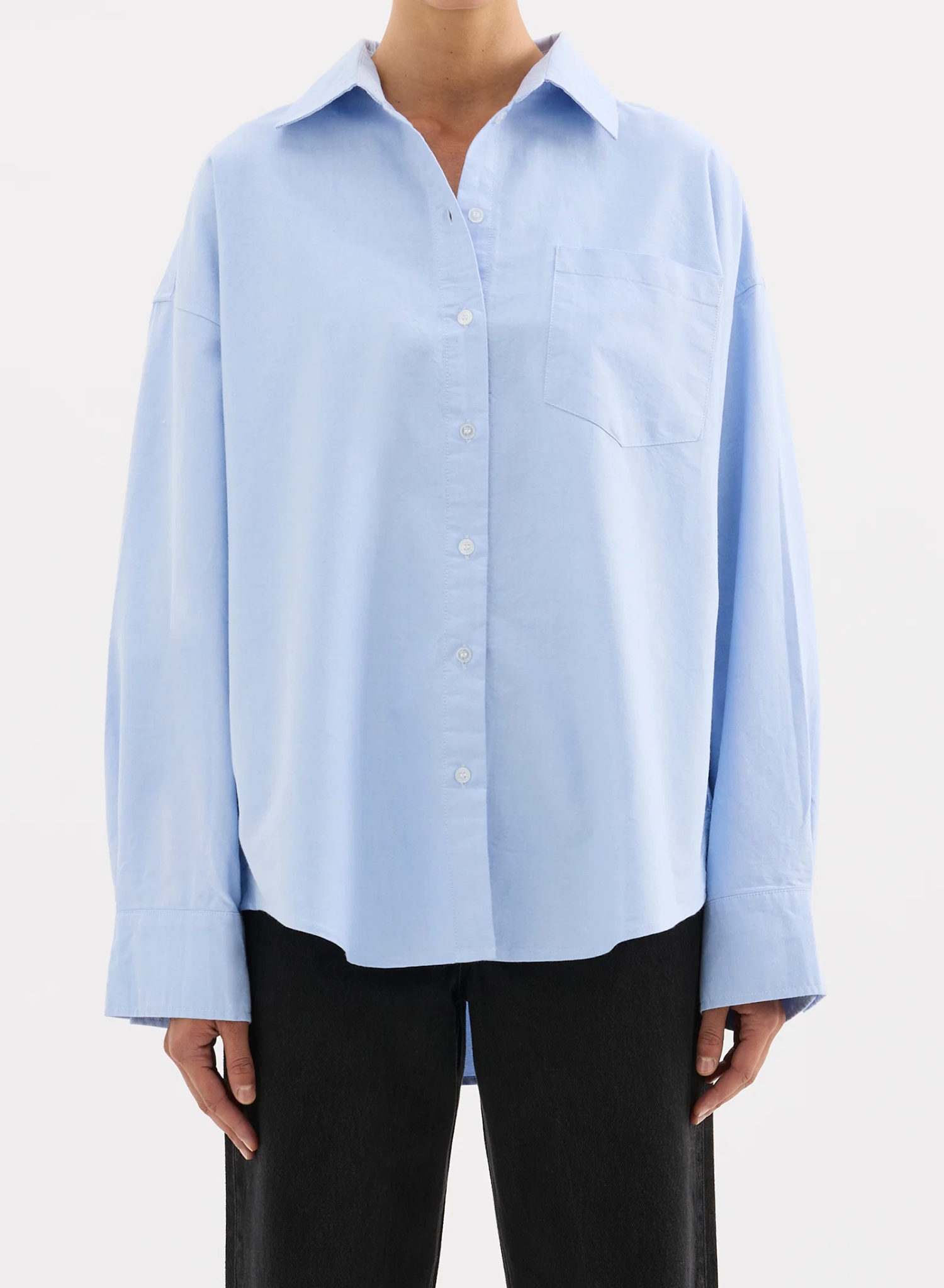 Classic Cotton Shirt - Blue
