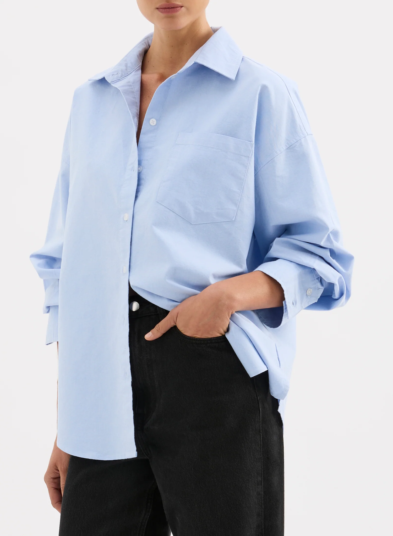 Classic Cotton Shirt - Blue