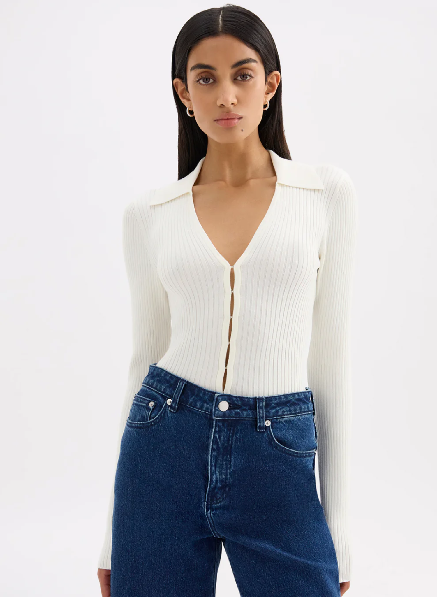 Odette Knit Top - Salt
