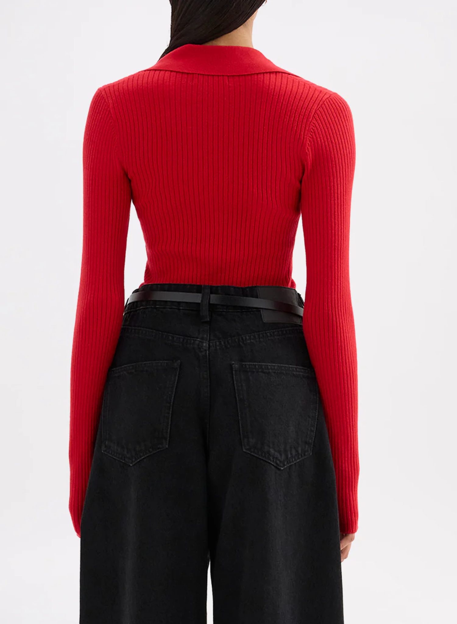 Odette Knit Top - Vermillion