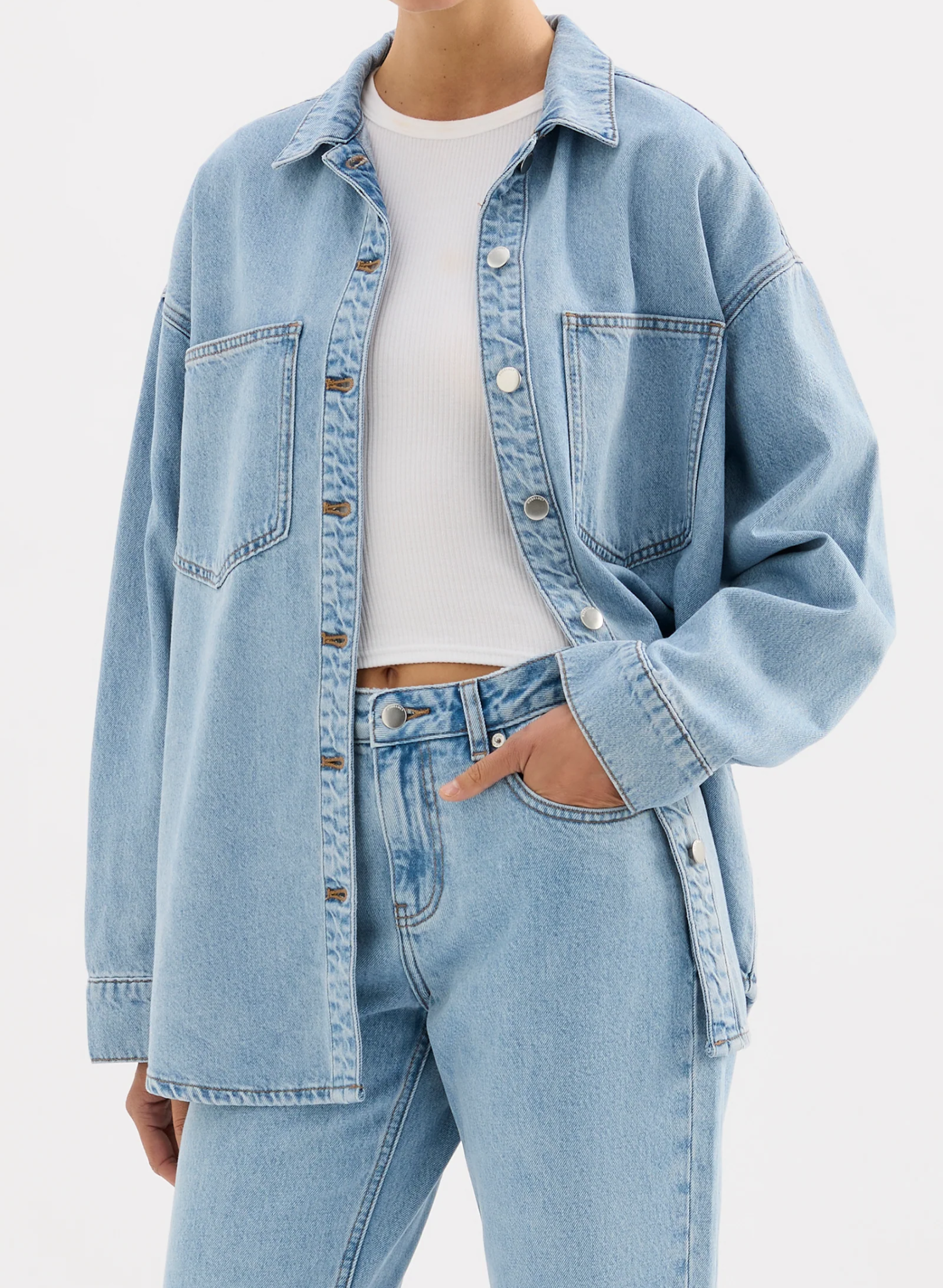 Organic Denim Overshirt