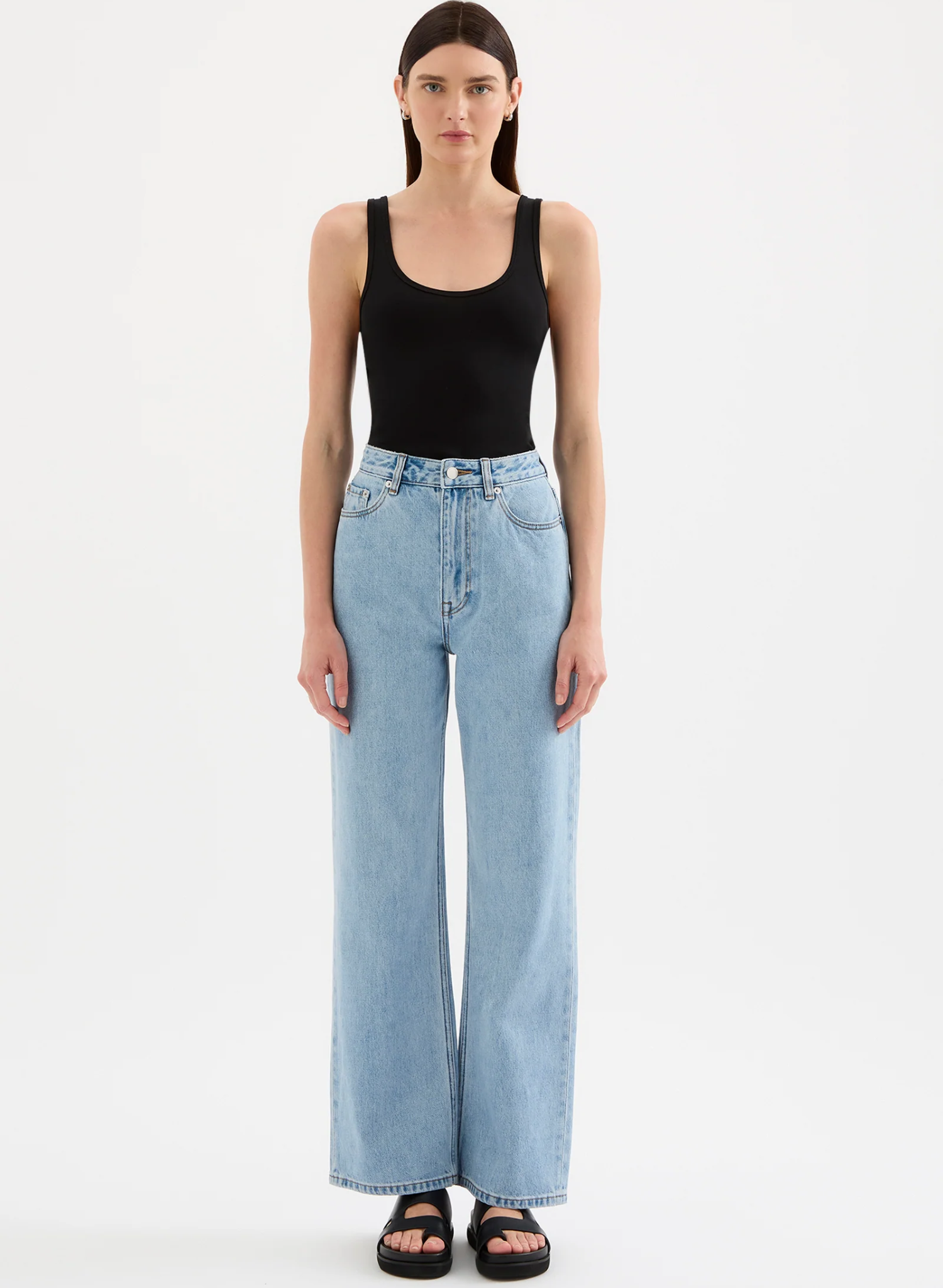Organic Relaxed Leg Jean
