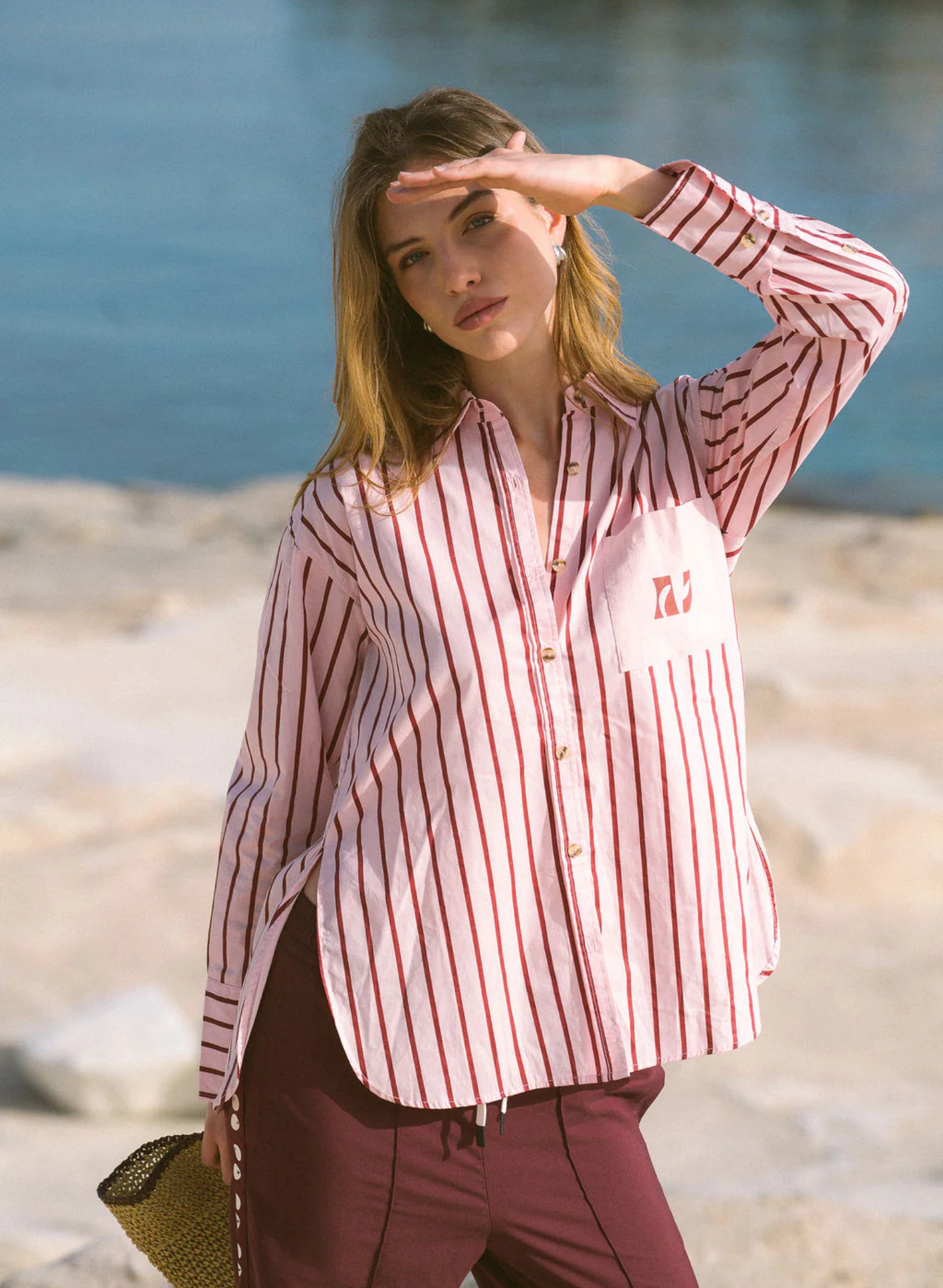 AJ Crest Palermo Shirt Ballet Pink