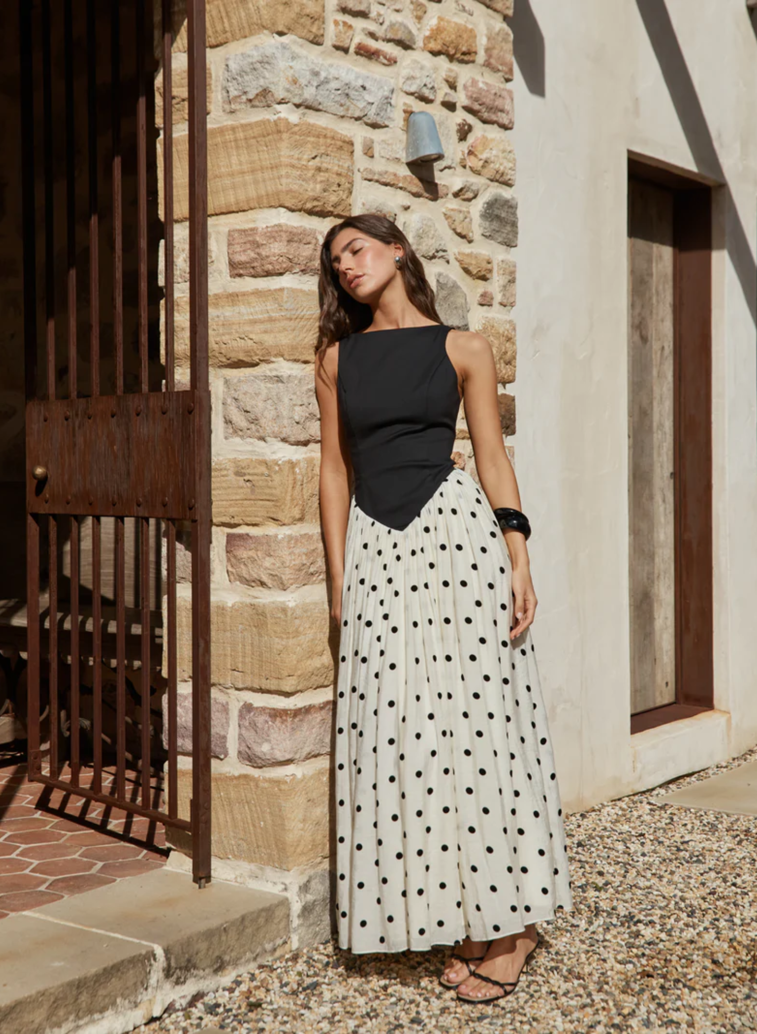 Pamela Dress Heirloom Dot