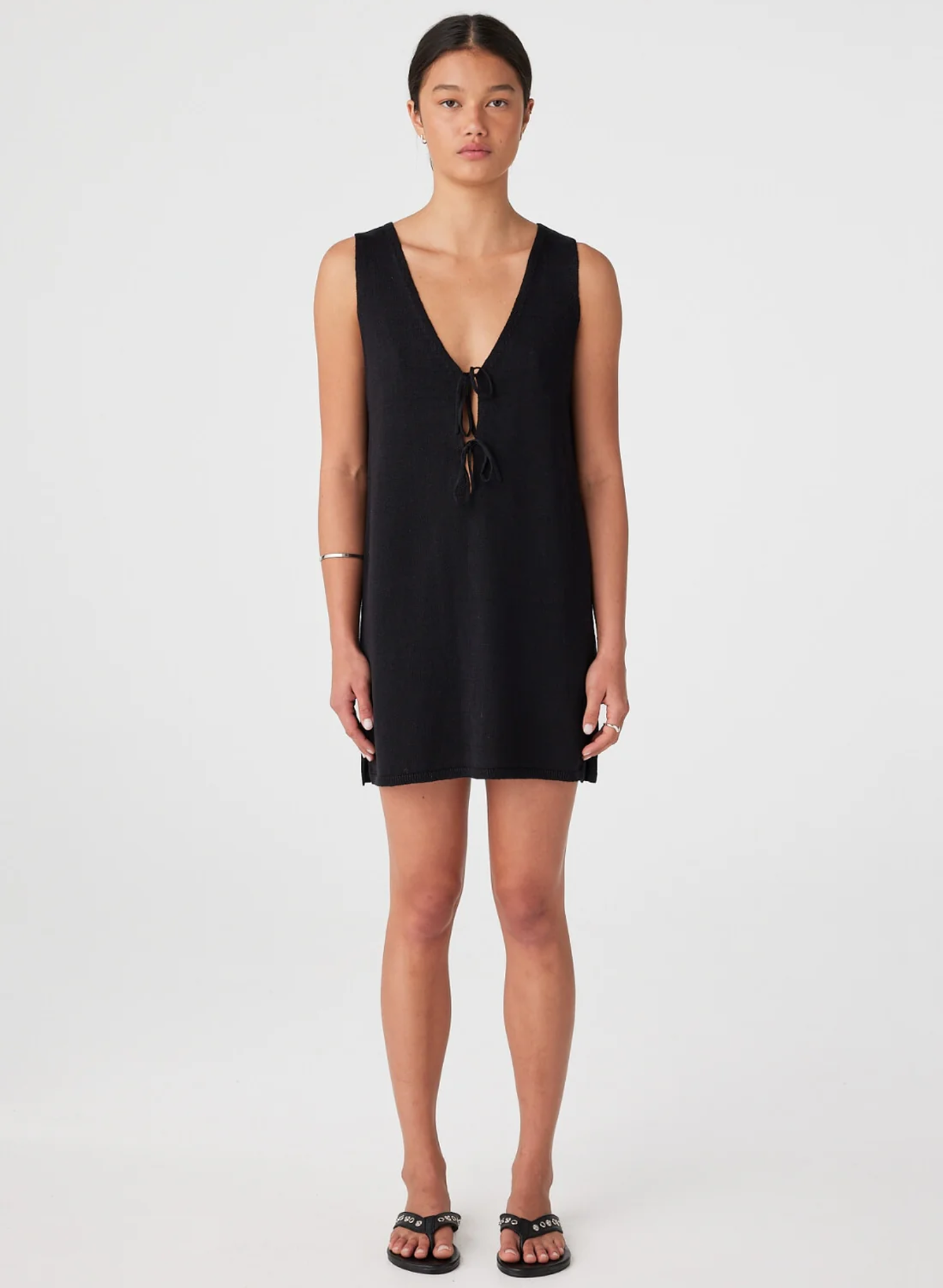 Poppy Mini Dress - Black