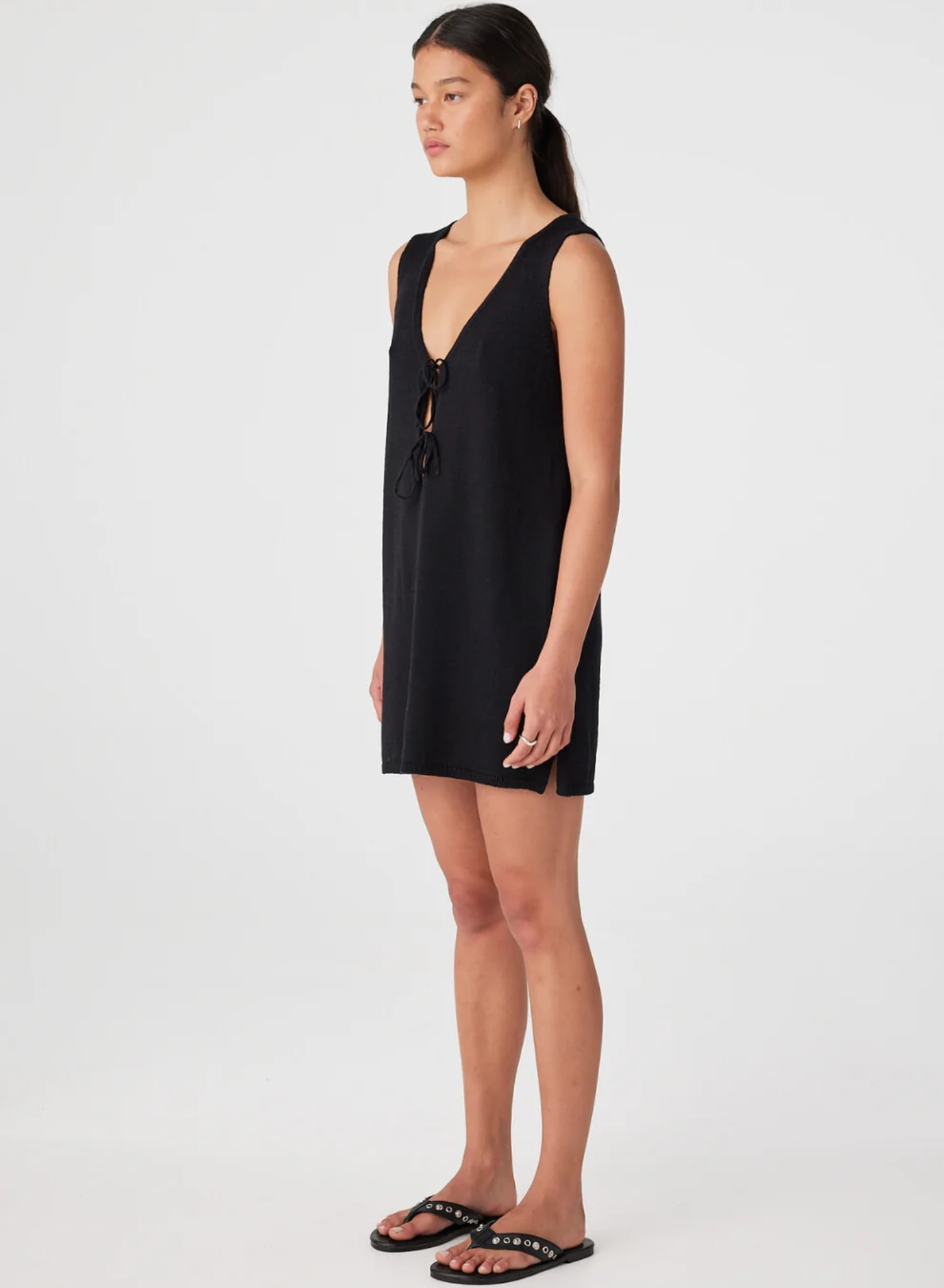 Poppy Mini Dress - Black