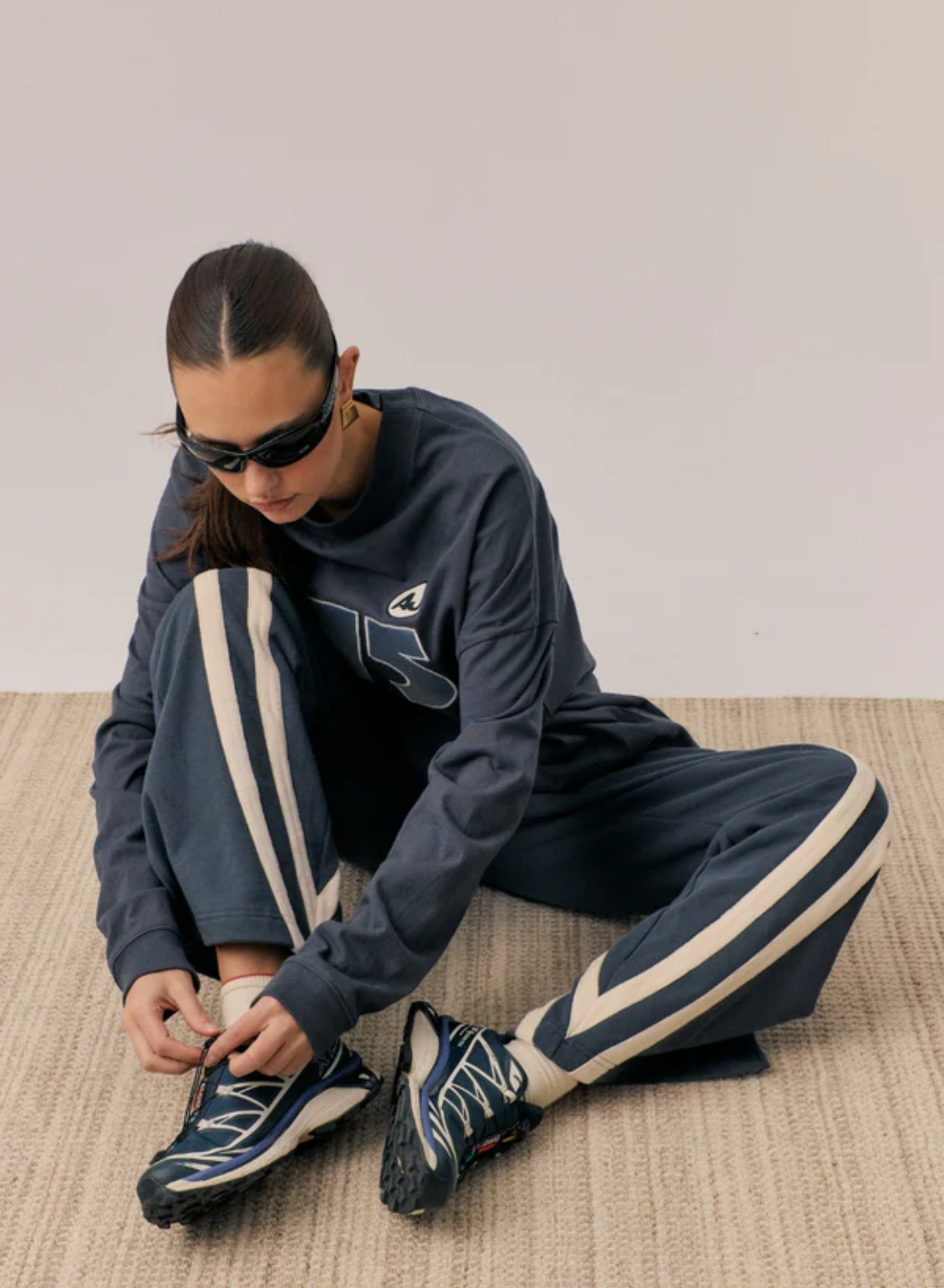 Races Trackpant in Washed Black