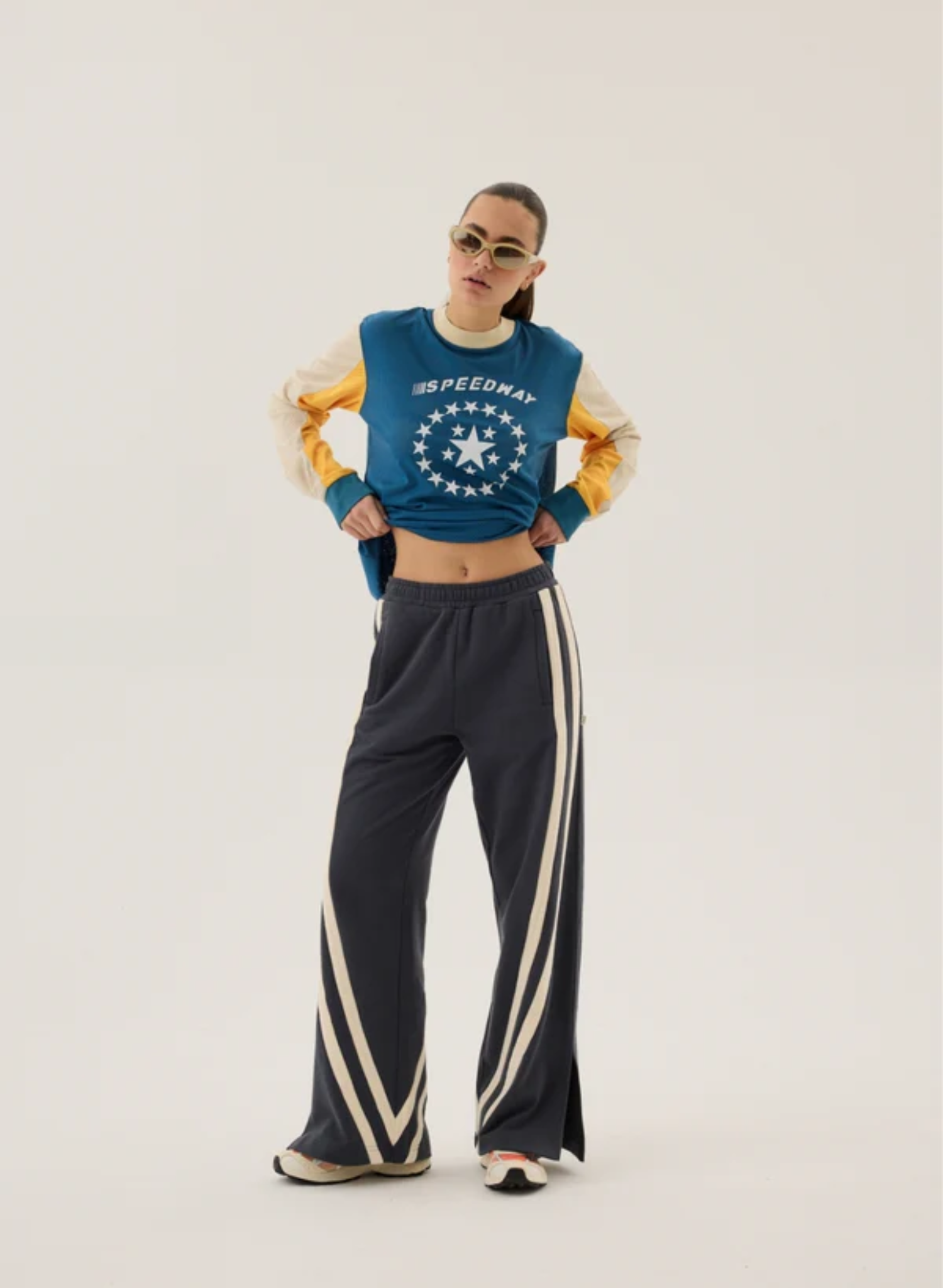 Races Trackpant in Washed Black