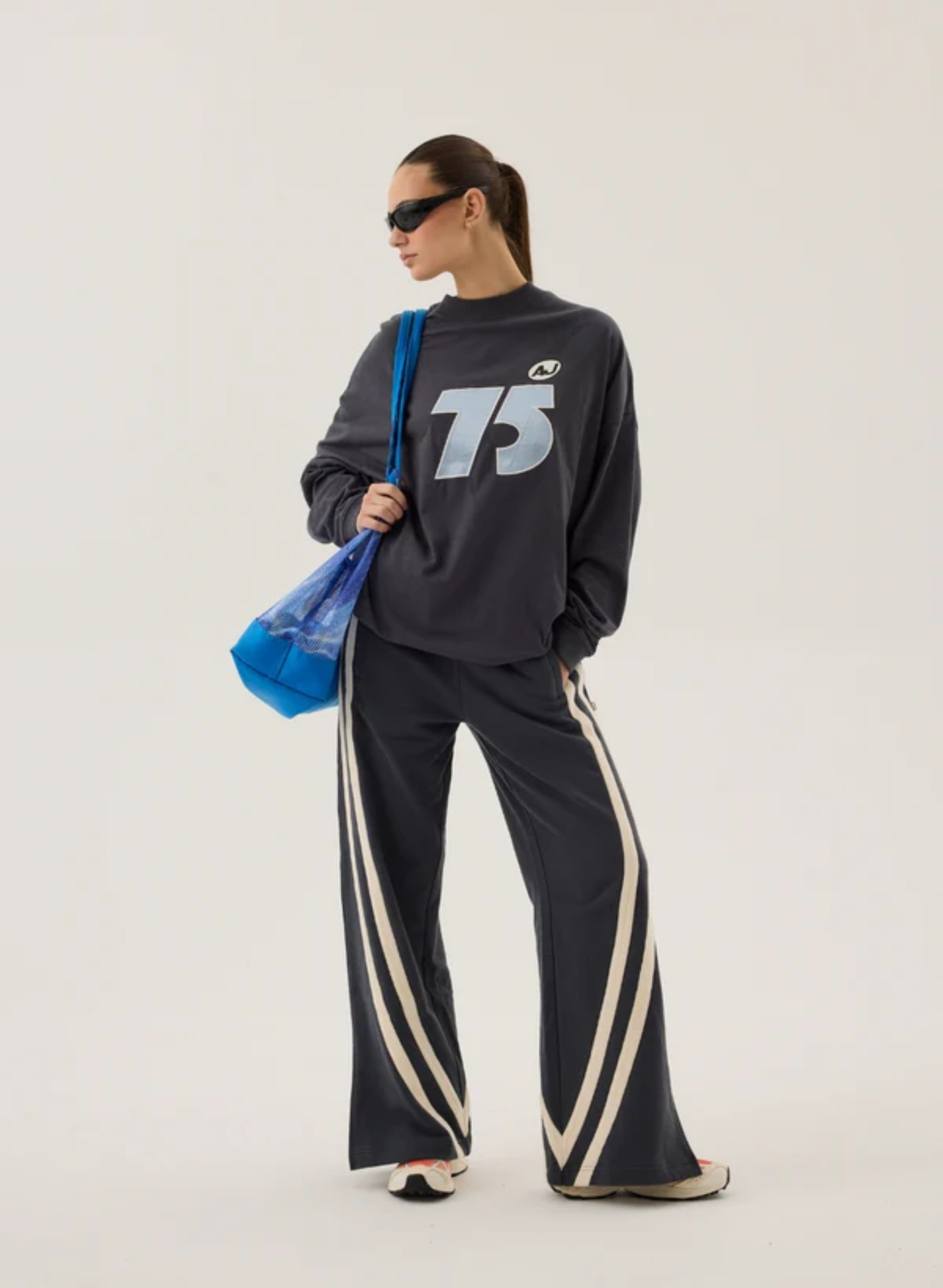 Races Trackpant in Washed Black